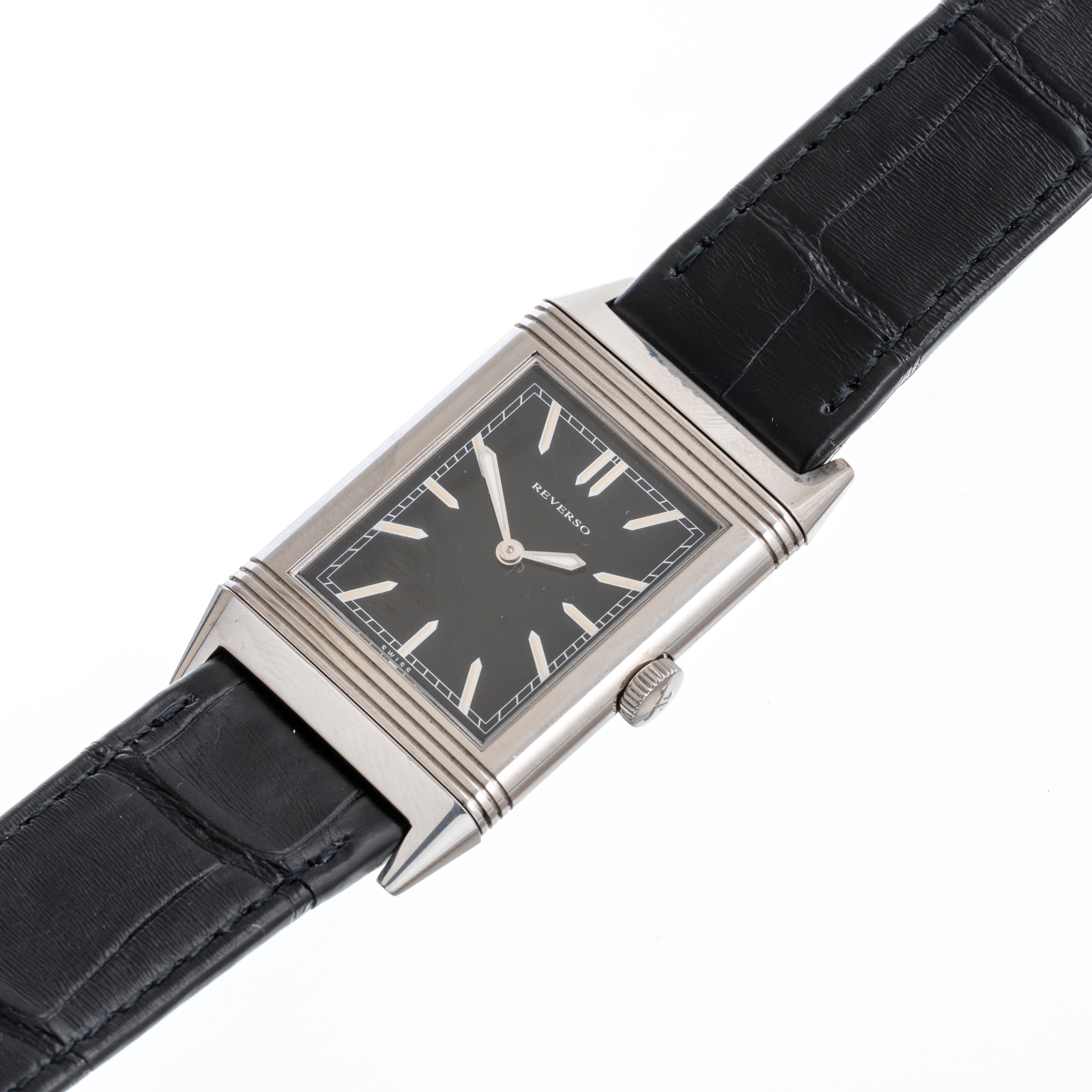 JAEGER LE COULTRE - GRANDE REVERSO 1931OROLOGIO IN ACCIAIO A CARICA MANUALE REVERSO CON QUADRANTE...