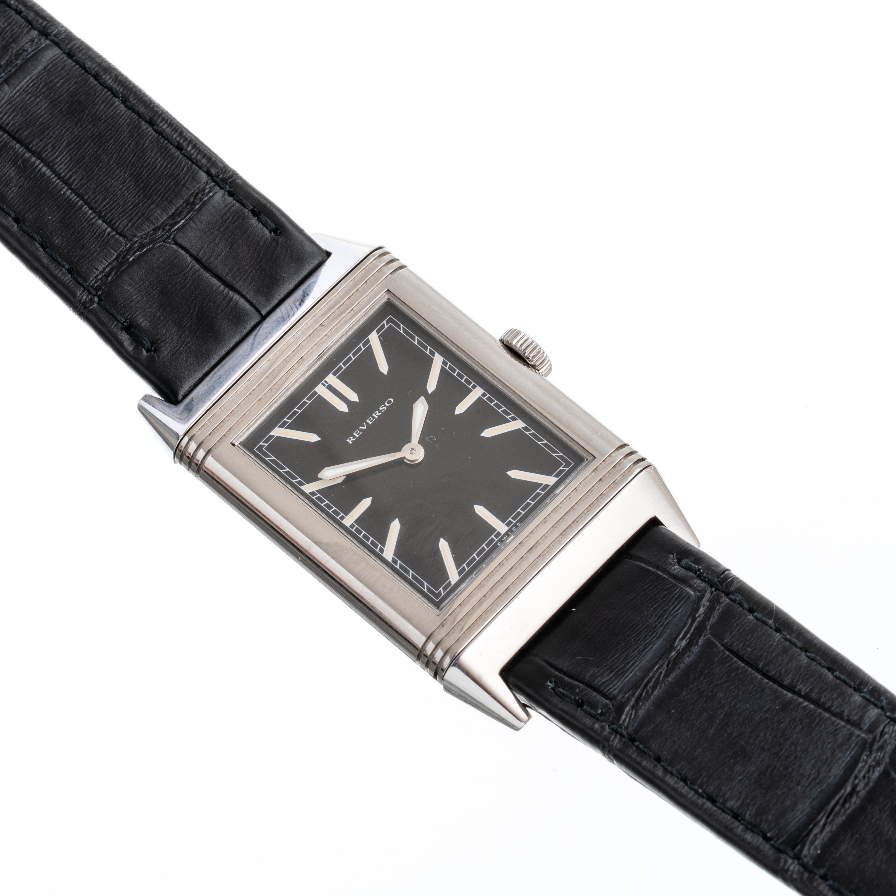 JAEGER LE COULTRE - GRANDE REVERSO 1931OROLOGIO IN ACCIAIO A CARICA MANUALE REVERSO CON QUADRANTE...