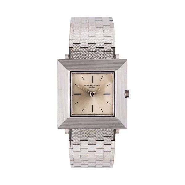 VACHERON CONSTANTIN - VACHERON CONSTANTIN - ULTRA-FLAT MANUAL WINDING 18KT WHITE GOLD WATCH WITH 18KT WHITE GOLD BRACELET