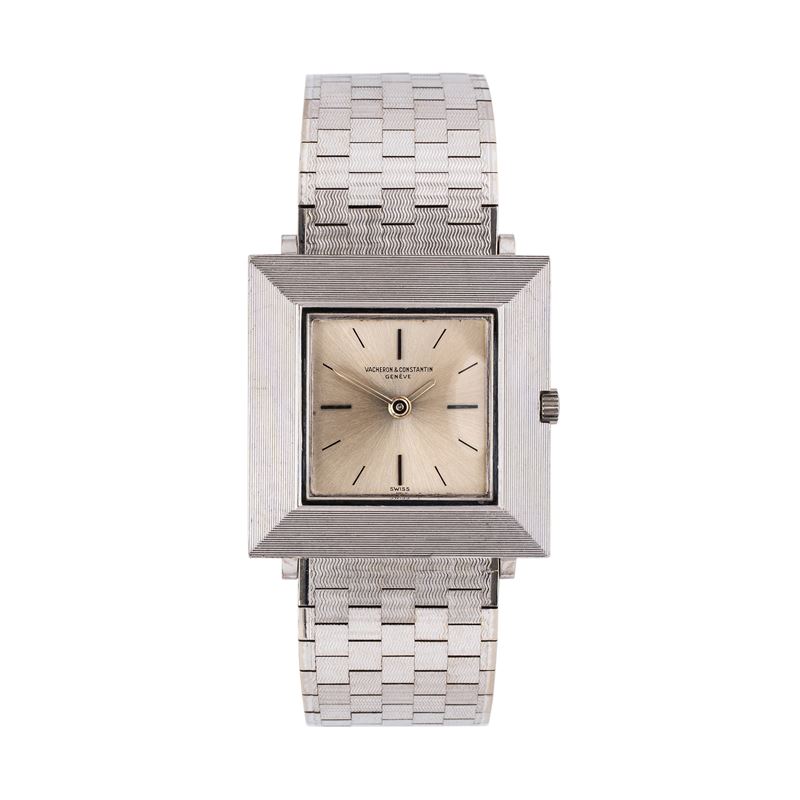 VACHERON CONSTANTIN - ULTRAPIATTOOROLOGIO SOLO TEMPO A CARICA MANUALE IN ORO BIANCO 18KT CON BRAC...