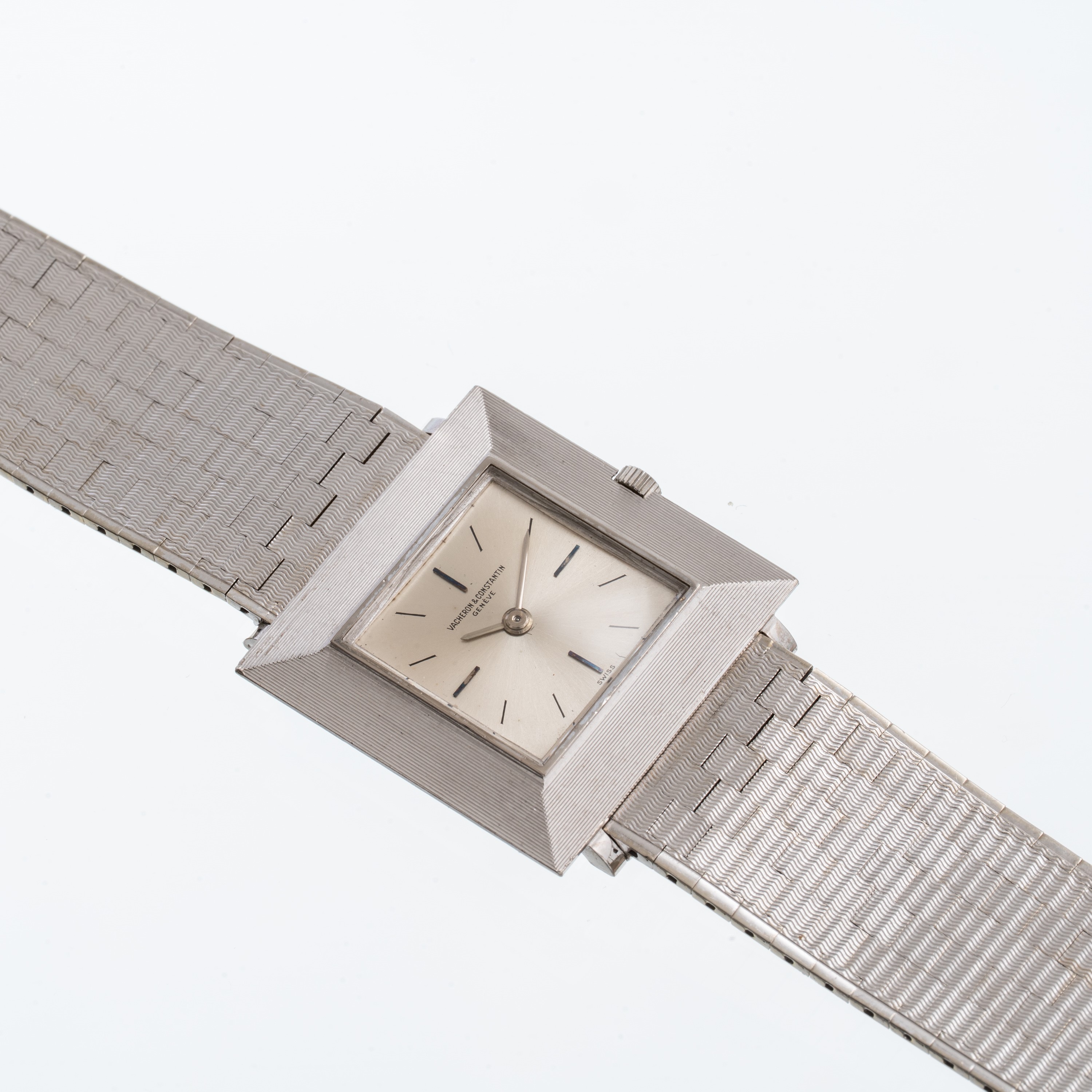 VACHERON CONSTANTIN - ULTRAPIATTOOROLOGIO SOLO TEMPO A CARICA MANUALE IN ORO BIANCO 18KT CON BRAC...