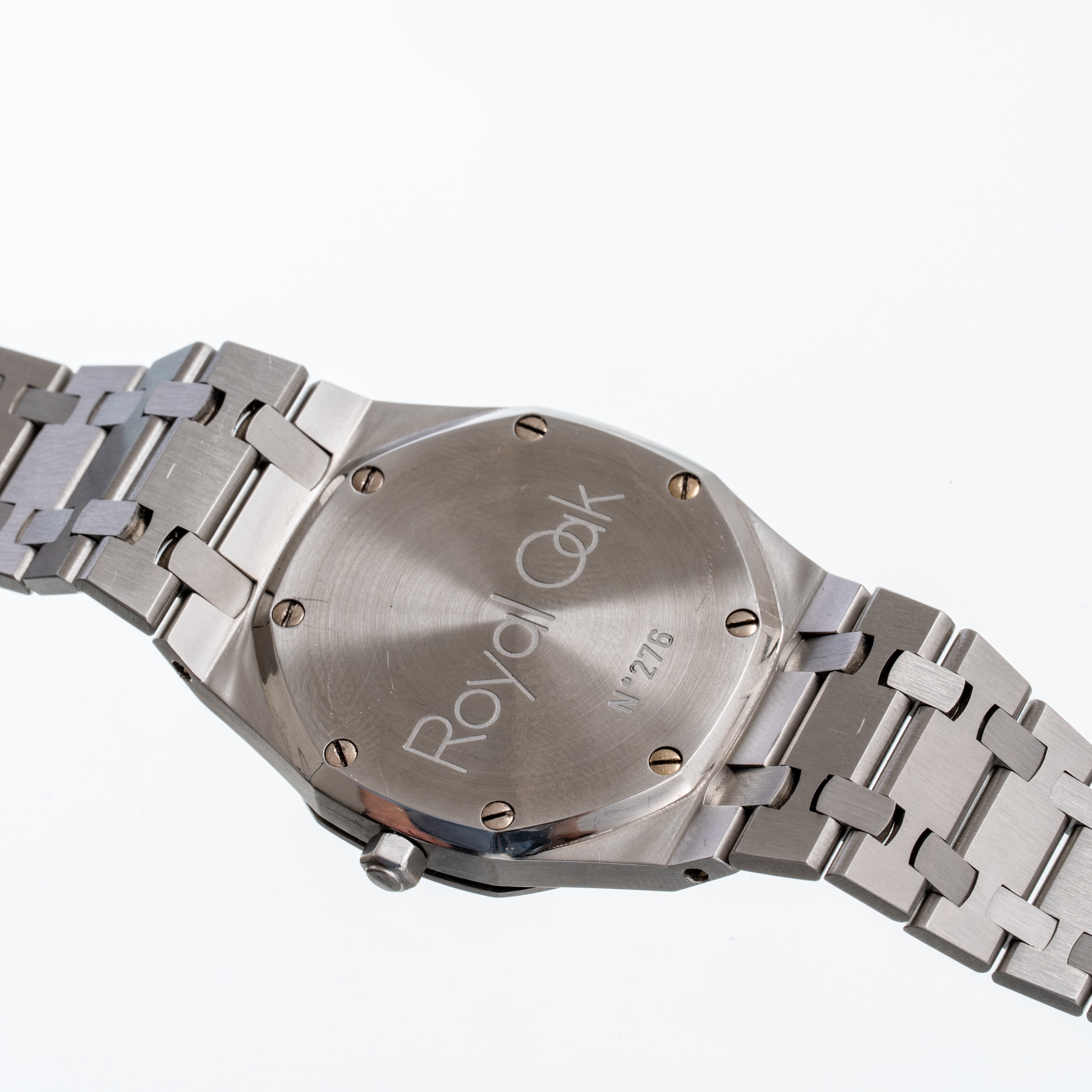 AUDEMARS PIGUET - ROYAL OAKOROLOGIO SOLO TEMPO A CARICA AUTOMATICA IN ACCIAIO CON QUADRANTE NERO ...