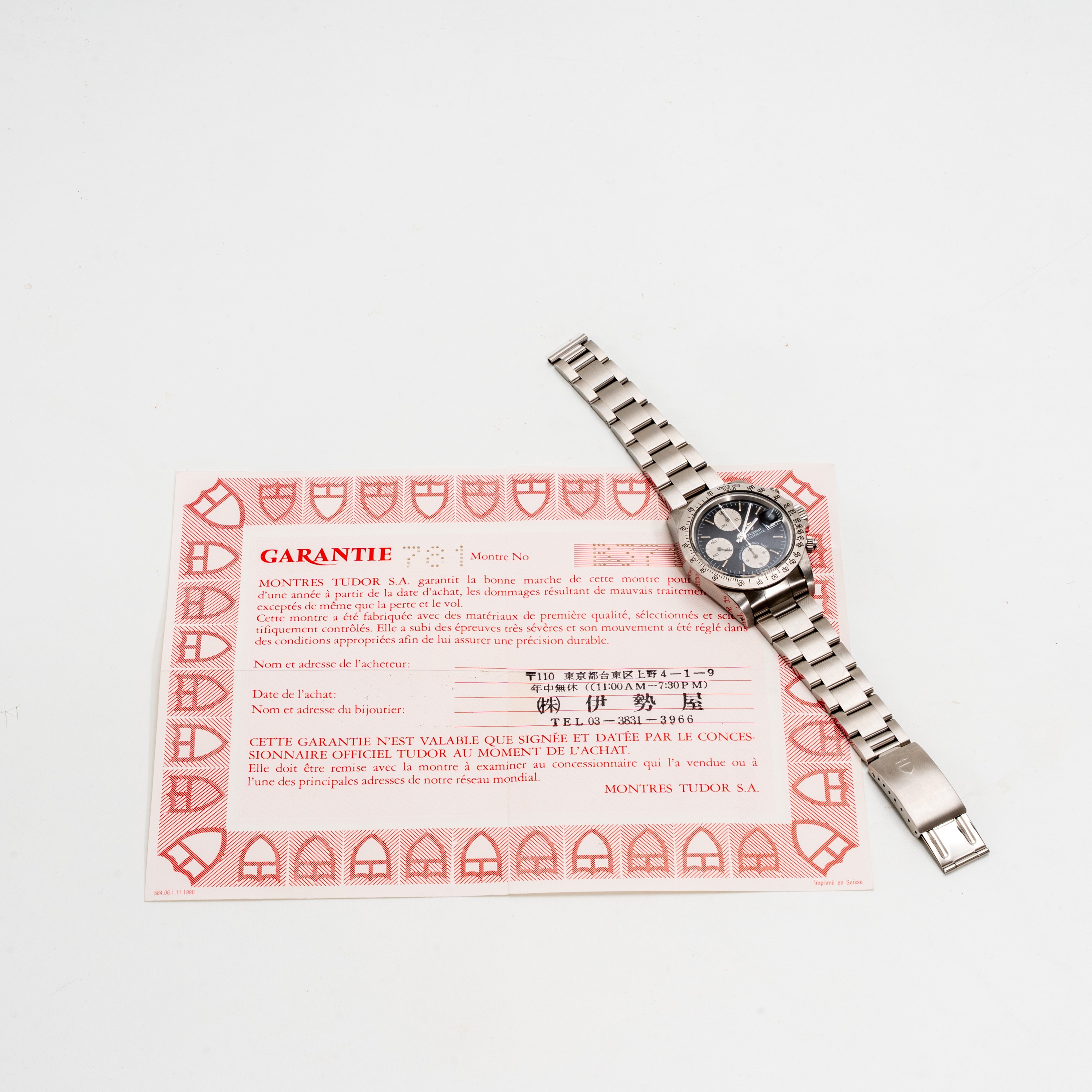 TUDOR - BIG BLOCKCRONOGRAFO A CARICA AUTOMATICA IN ACCIAIO CON QUADRANTE GRIGIO E DATARIO AD ORE ...