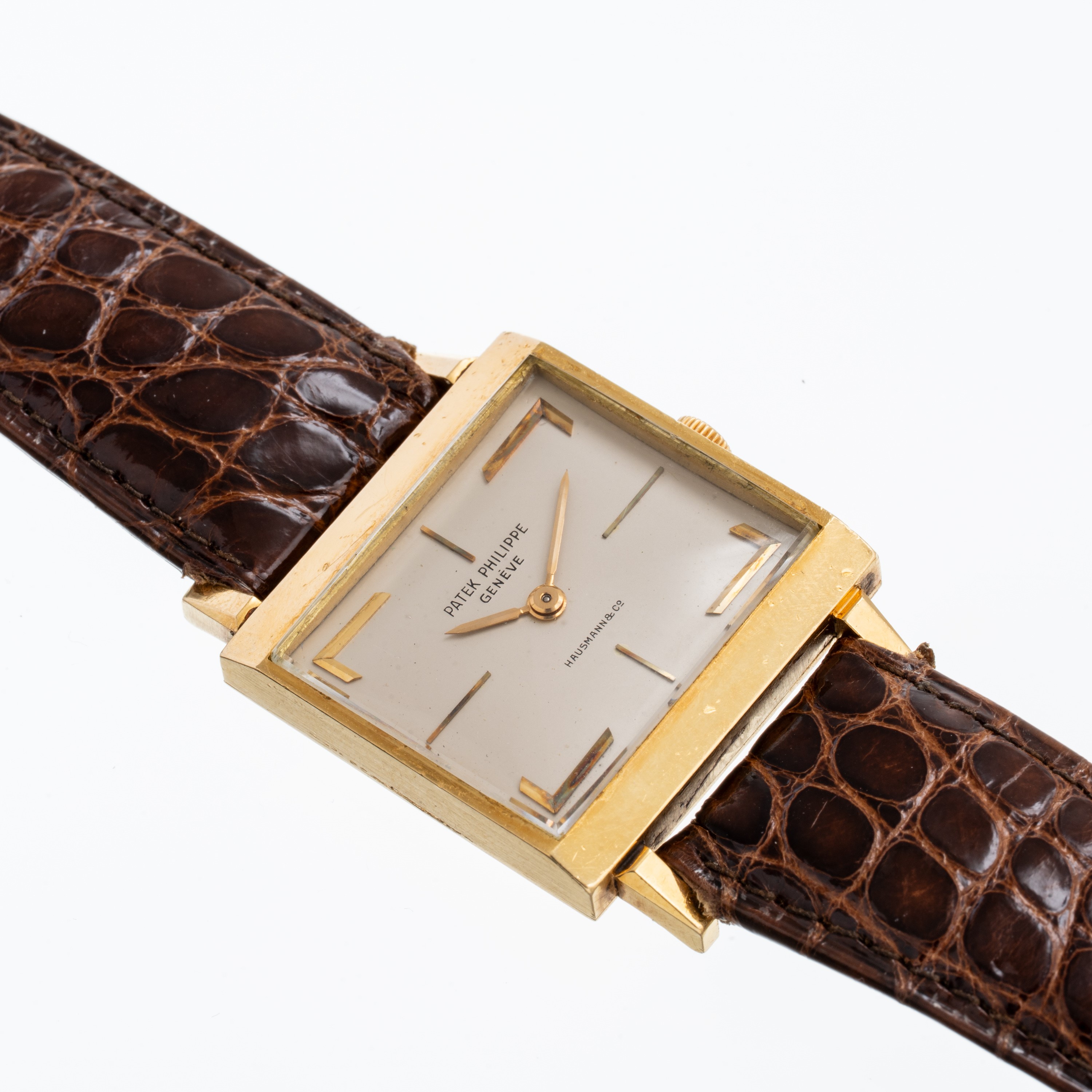 PATEK PHILIPPE - CIOCCOLATONEOROLOGIO SOLO TEMPO A CARICA MANUALE IN ORO GIALLO 18KT CON QUADRANT...