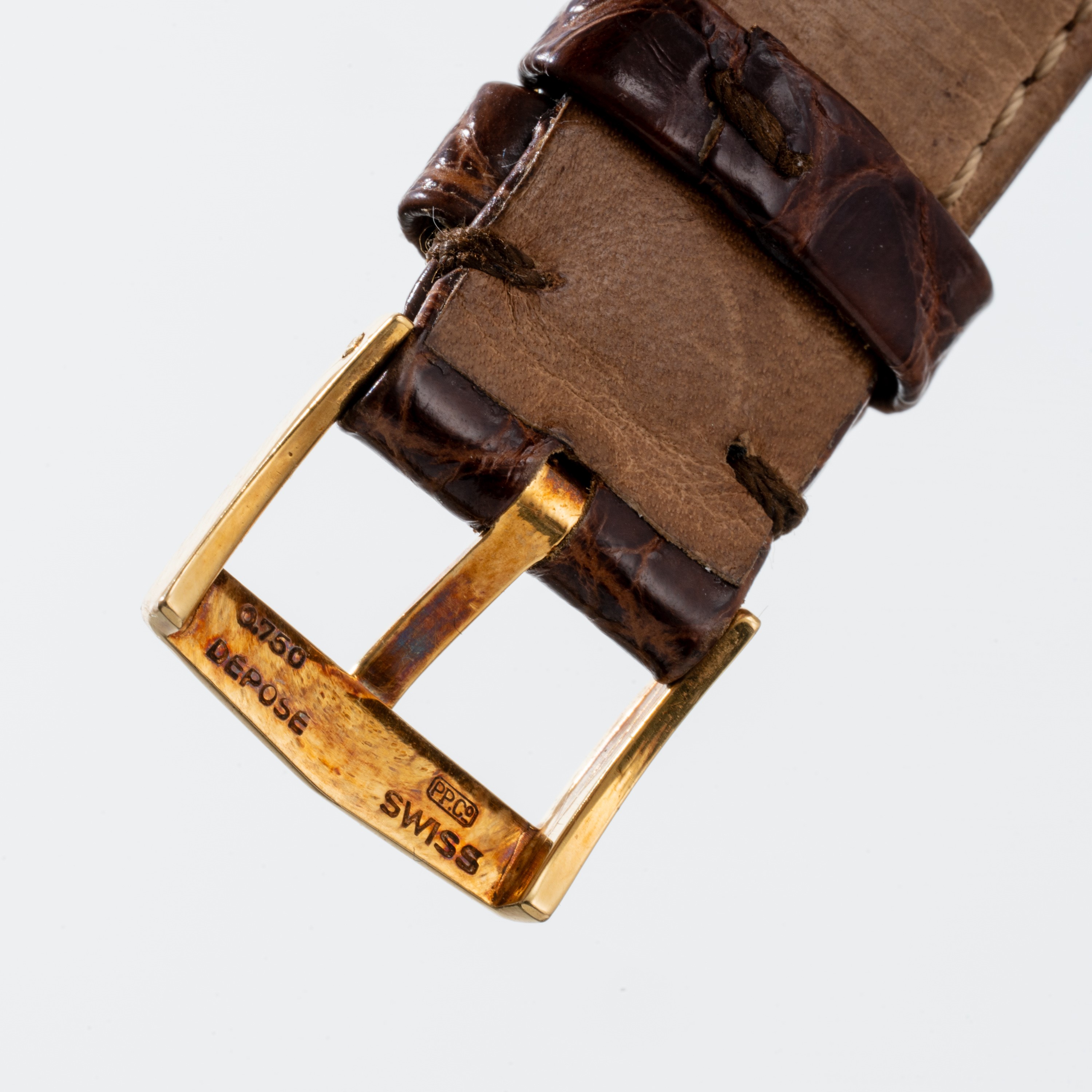 PATEK PHILIPPE - CIOCCOLATONEOROLOGIO SOLO TEMPO A CARICA MANUALE IN ORO GIALLO 18KT CON QUADRANT...