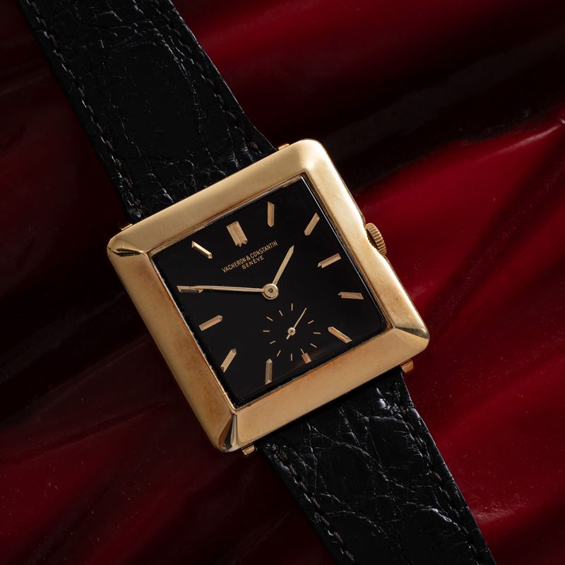 VACHERON CONSTANTIN - CIOCCOLATONEOROLOGIO SOLO TEMPO A CARICA MANUALE IN ORO GIALLO 18KT CON QUA...