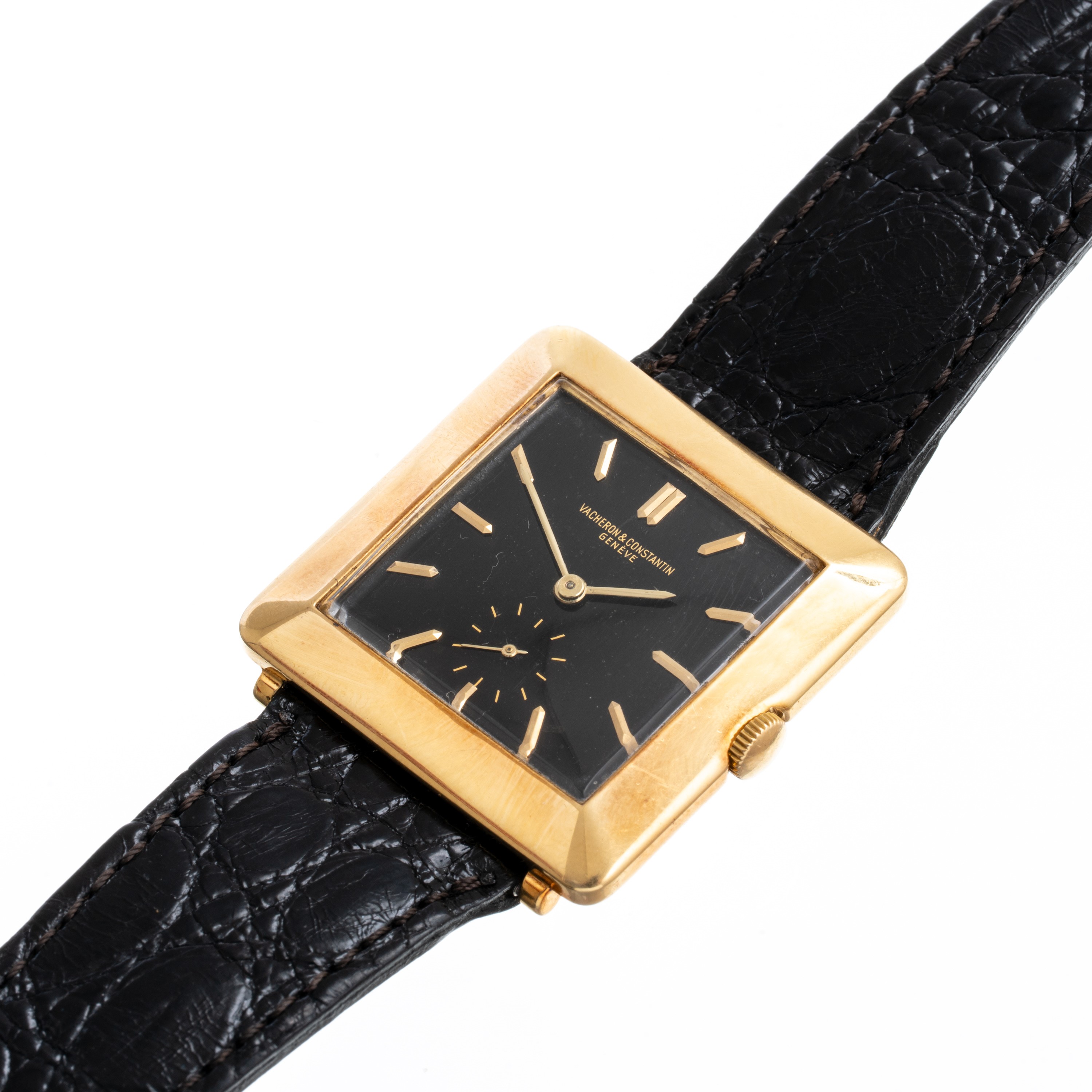 VACHERON CONSTANTIN - CIOCCOLATONEOROLOGIO SOLO TEMPO A CARICA MANUALE IN ORO GIALLO 18KT CON QUA...