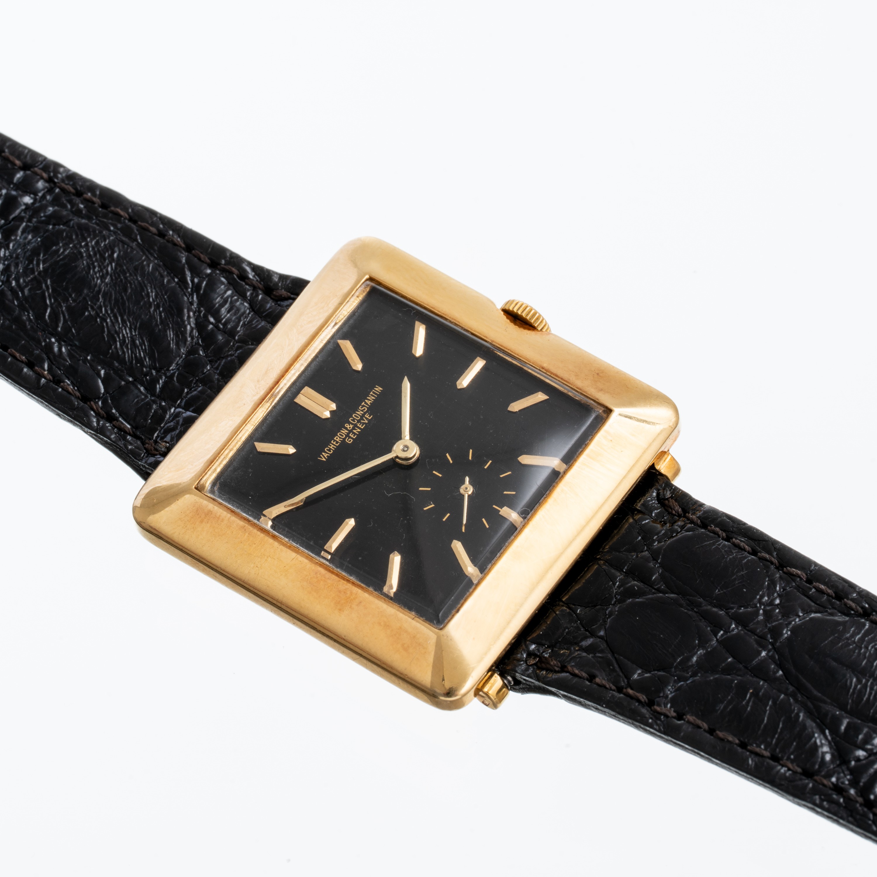 VACHERON CONSTANTIN - CIOCCOLATONEOROLOGIO SOLO TEMPO A CARICA MANUALE IN ORO GIALLO 18KT CON QUA...