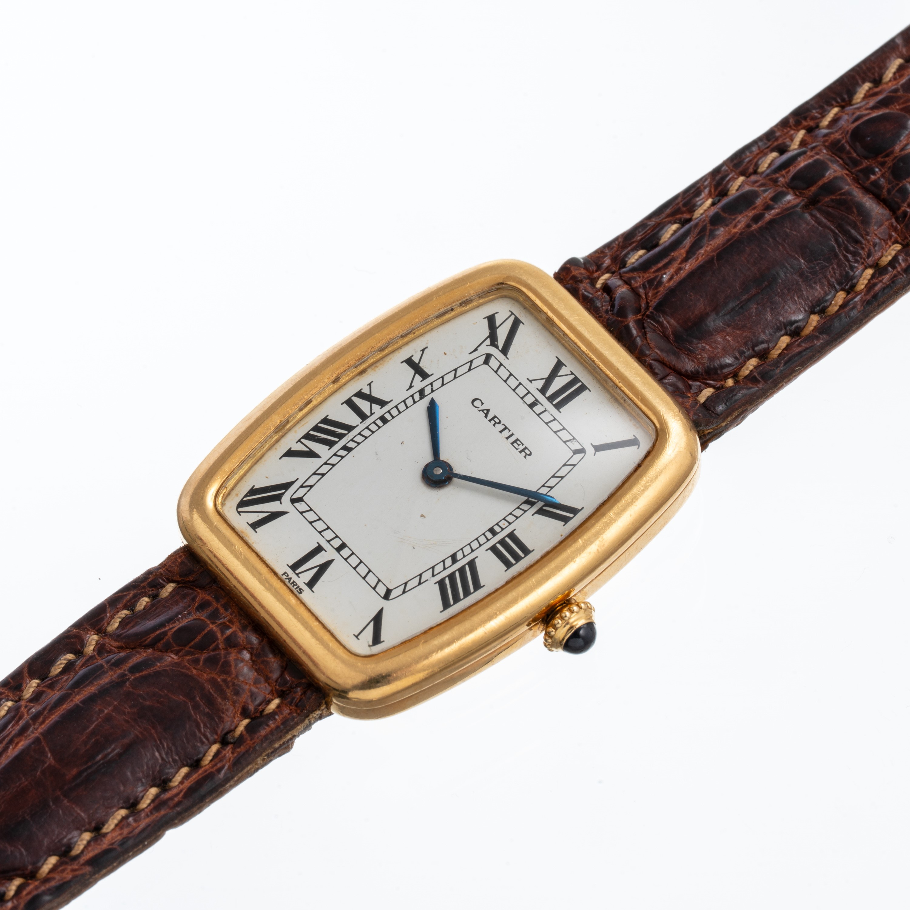 CARTIER - FABERGEOROLOGIO SOLO TEMPO A CARICA MANUALE IN ORO GIALLO 18KT CON QUADRANTE BIANCO