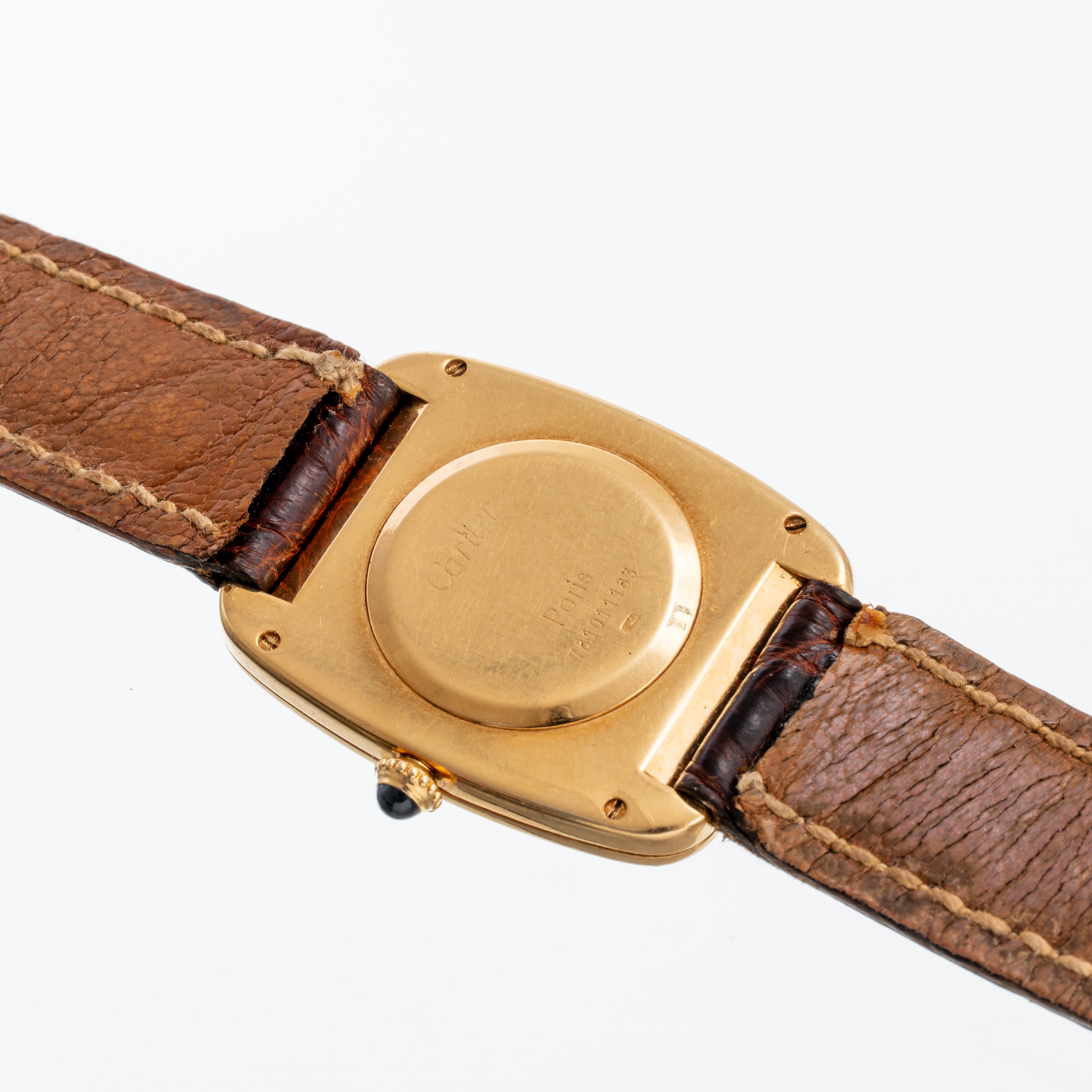 CARTIER - FABERGEOROLOGIO SOLO TEMPO A CARICA MANUALE IN ORO GIALLO 18KT CON QUADRANTE BIANCO