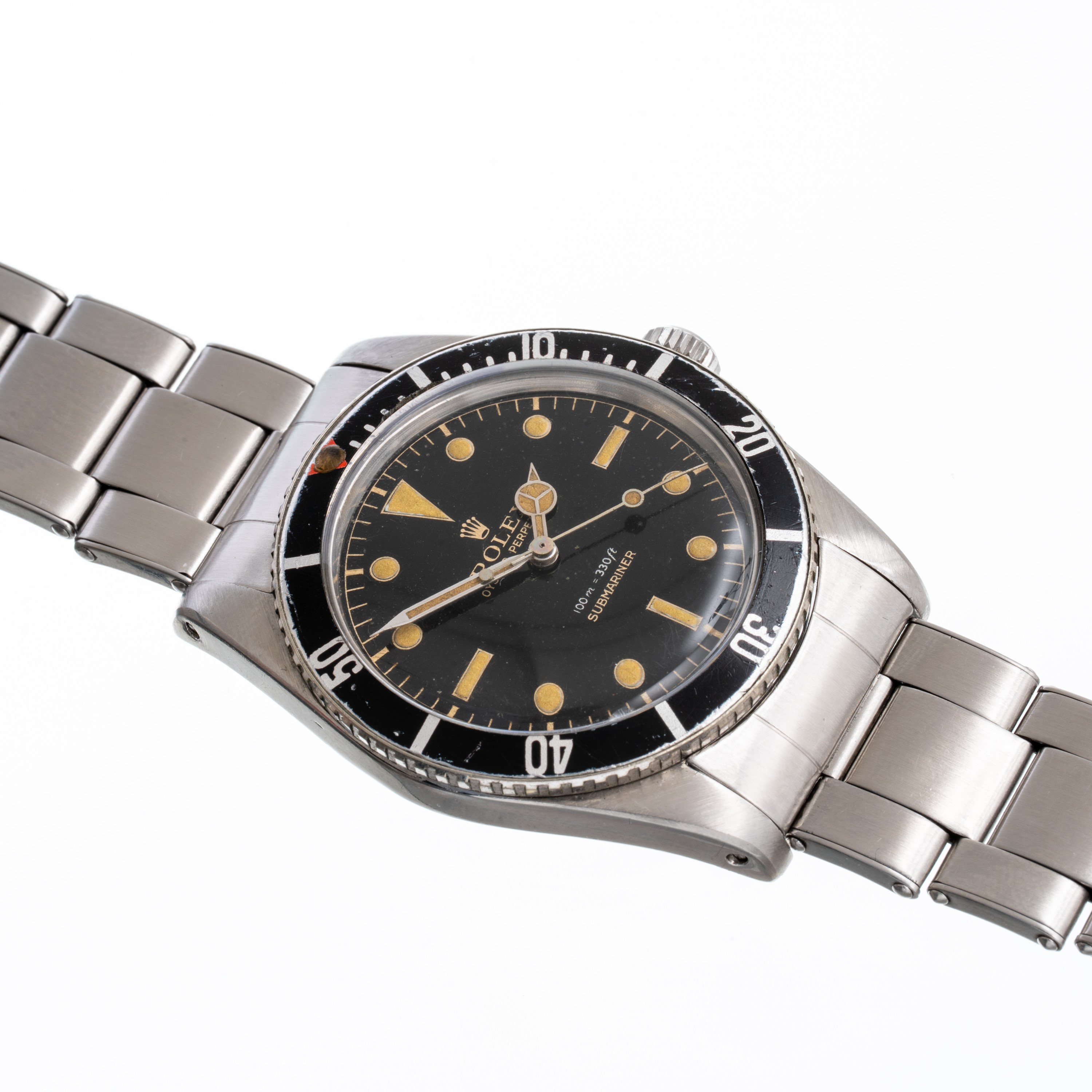 ROLEX - SUBMARINEROROLOGIO SUBACQUEO IN ACCIAIO A CARICA AUTOMATICA CON BRACCIALE RIVETTI