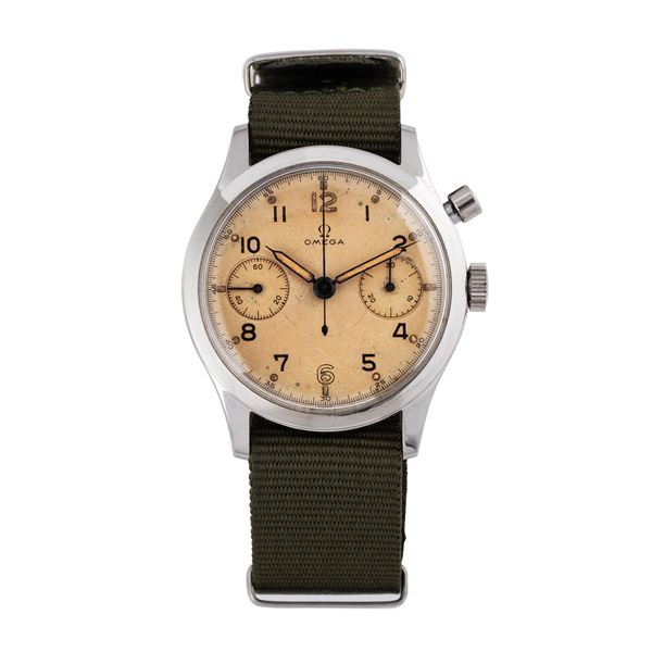 OMEGA - OMEGA - MILITARY CHRONOGRAPH MANUAL WINDING STEEL CANADIAN ARMY CHRONOGRAPH