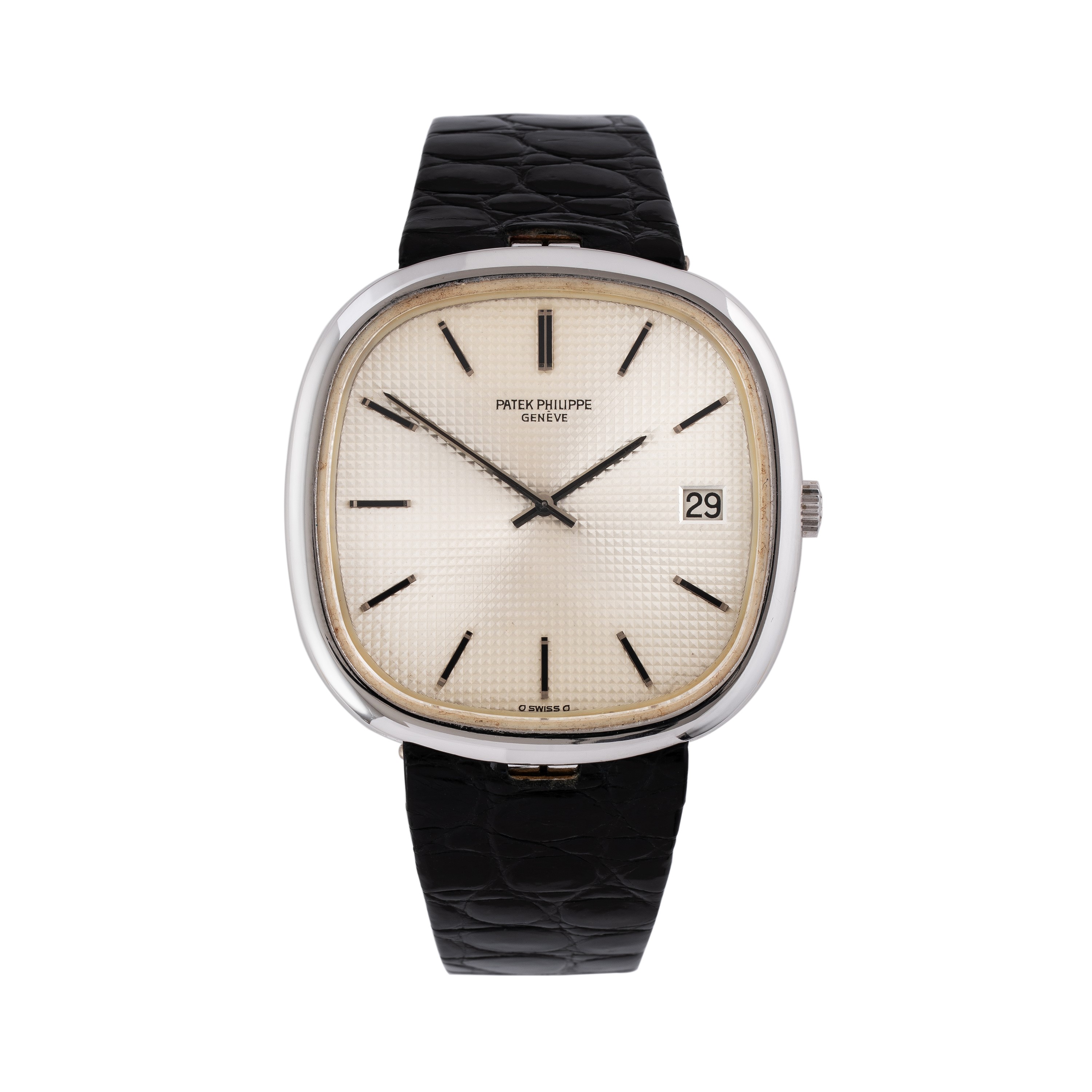 PATEK PHILIPPE - CALATRAVAOROLOGIO SOLO TEMPO A CARICA AUTOMATICA IN ORO BIANCO 18KT CON QUADRANT...
