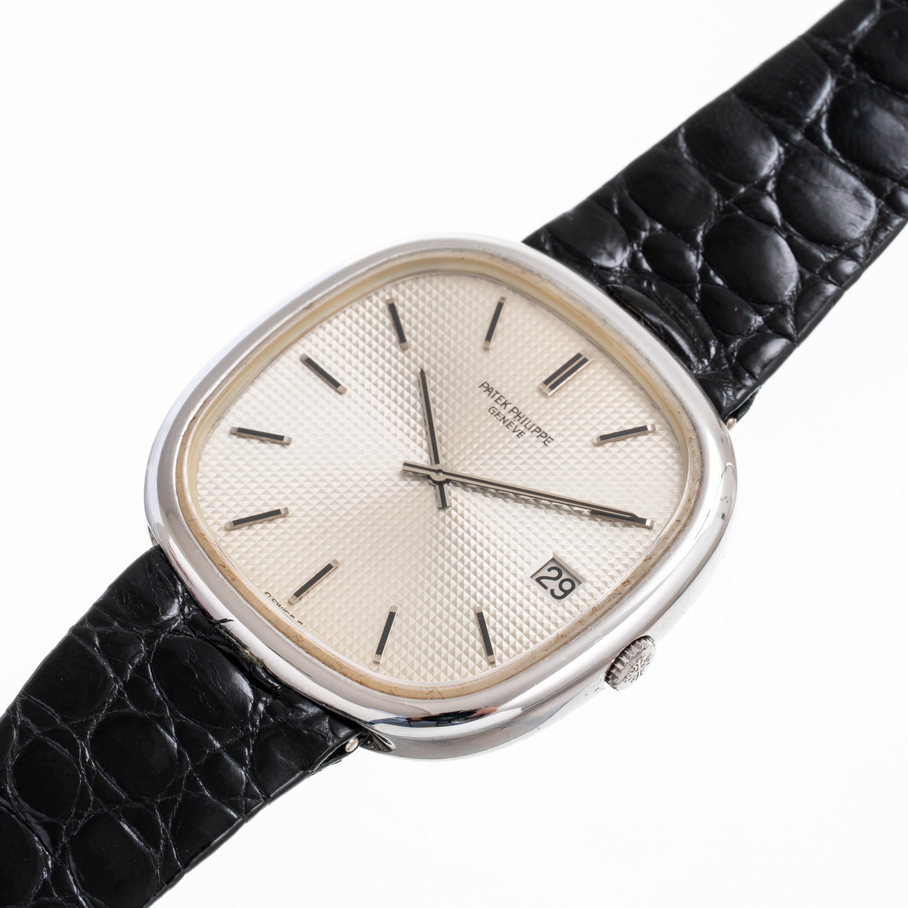 PATEK PHILIPPE - CALATRAVAOROLOGIO SOLO TEMPO A CARICA AUTOMATICA IN ORO BIANCO 18KT CON QUADRANT...