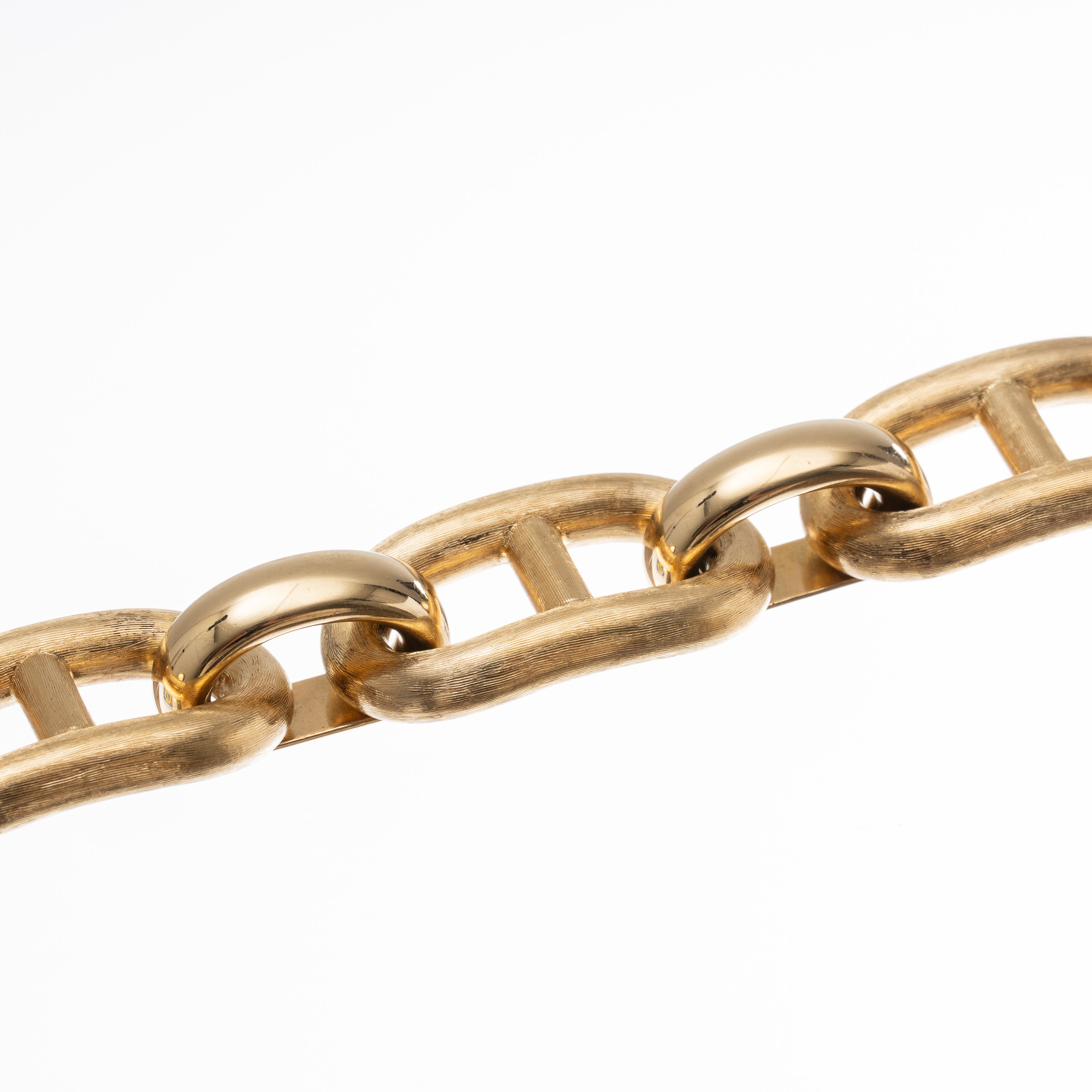 BRACCIALE A CATENA IN ORO GIALLO 18 KT