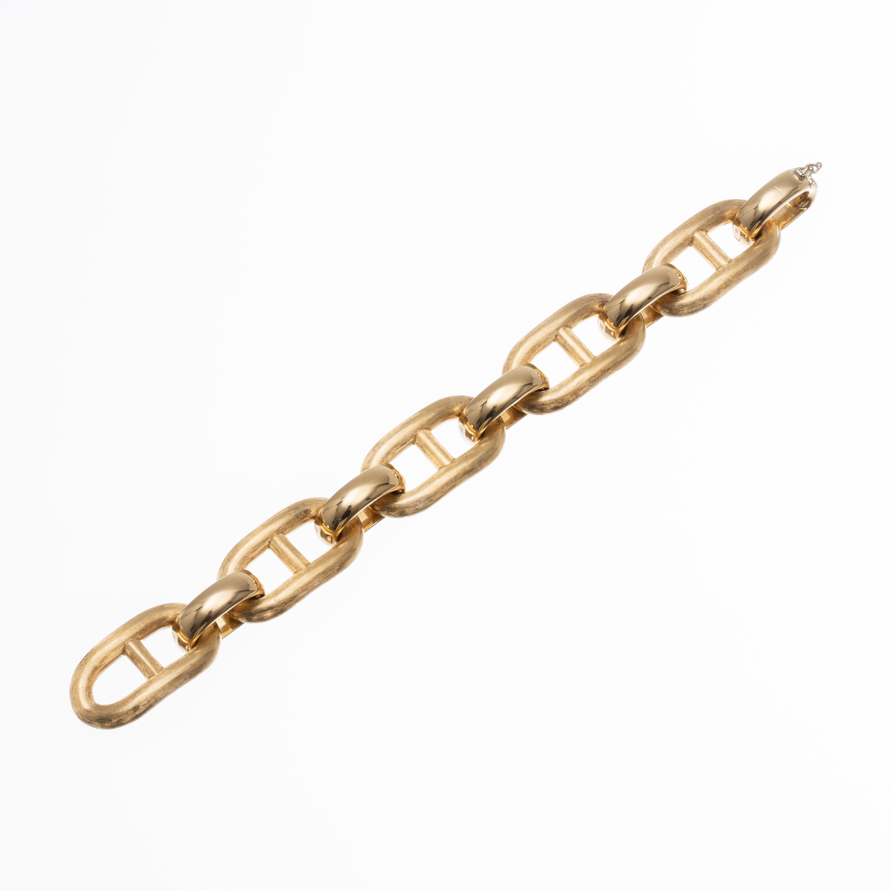 BRACCIALE A CATENA IN ORO GIALLO 18 KT