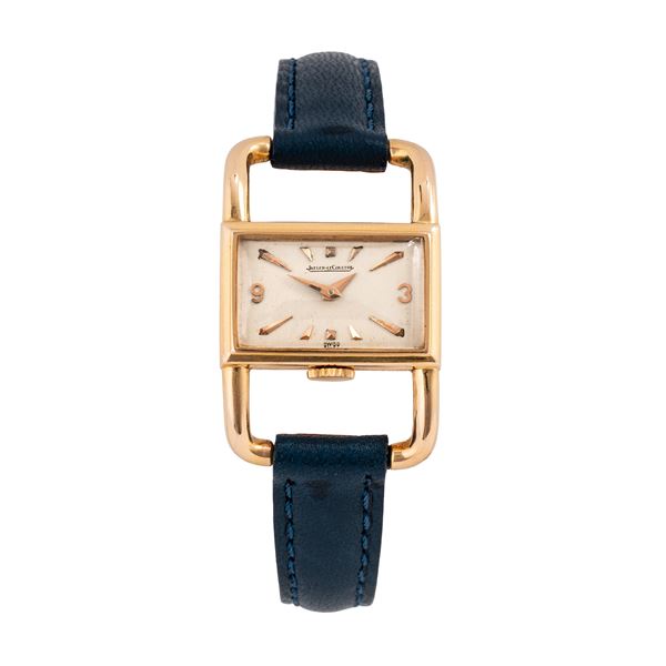 JAEGER LE COULTRE - JAEGER LECOULTRE - LUCCHETTO 18KT ROSE GOLD MANUAL WINDING TIME ONLY WATCH