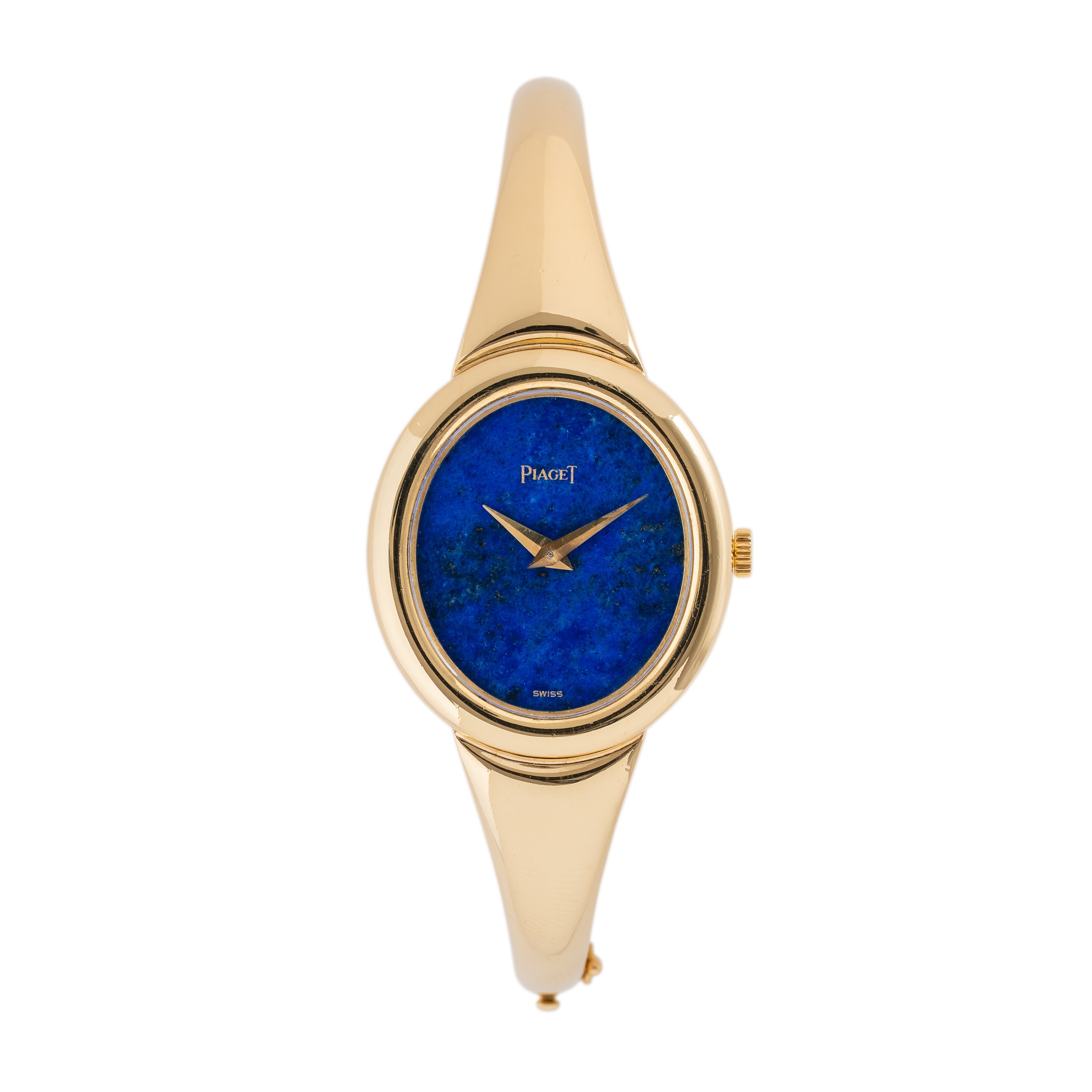 PIAGET - OROLOGIO SOLO TEMPO A CARICA MANAULE IN ORO GIALLO 18KT CON QUADRANTE IN LAPISLAZZULI E ...