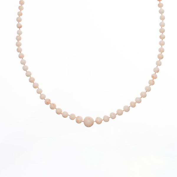 COLLANA IN CORALLO ROSA