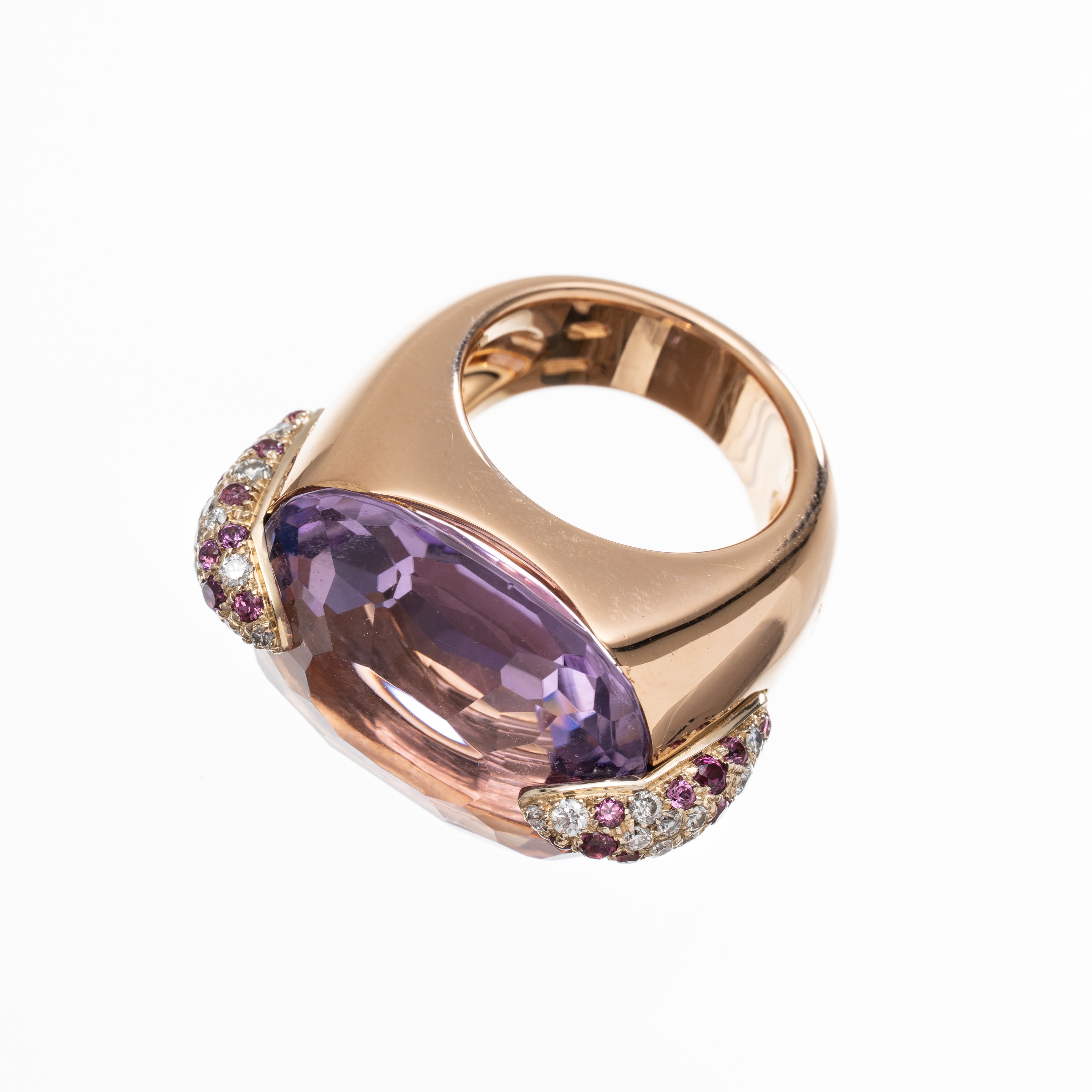 POMELLATO - ANELLO IN ORO ROSA 18 KT MODELLO PIN UP