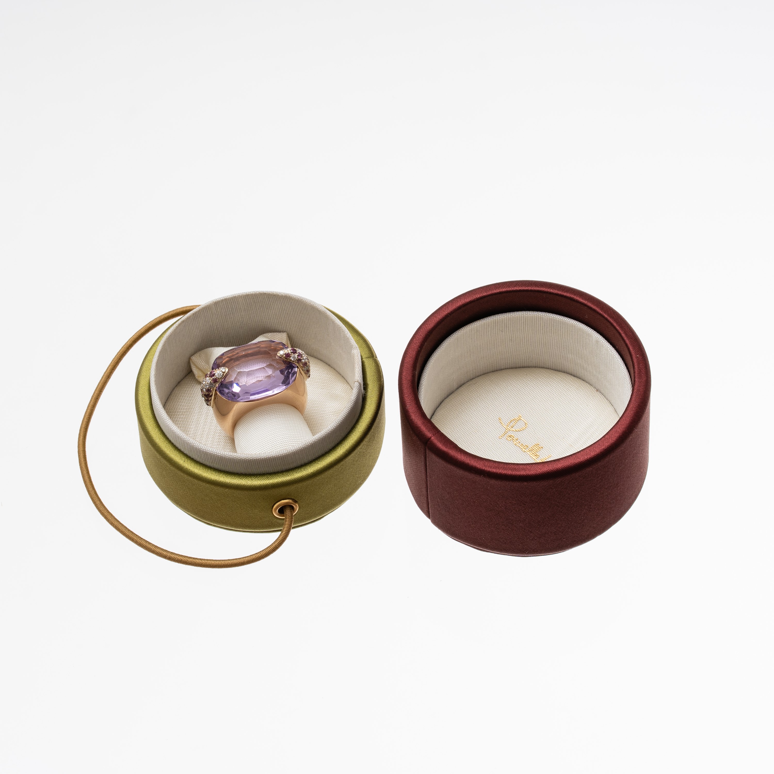 POMELLATO - ANELLO IN ORO ROSA 18 KT MODELLO PIN UP