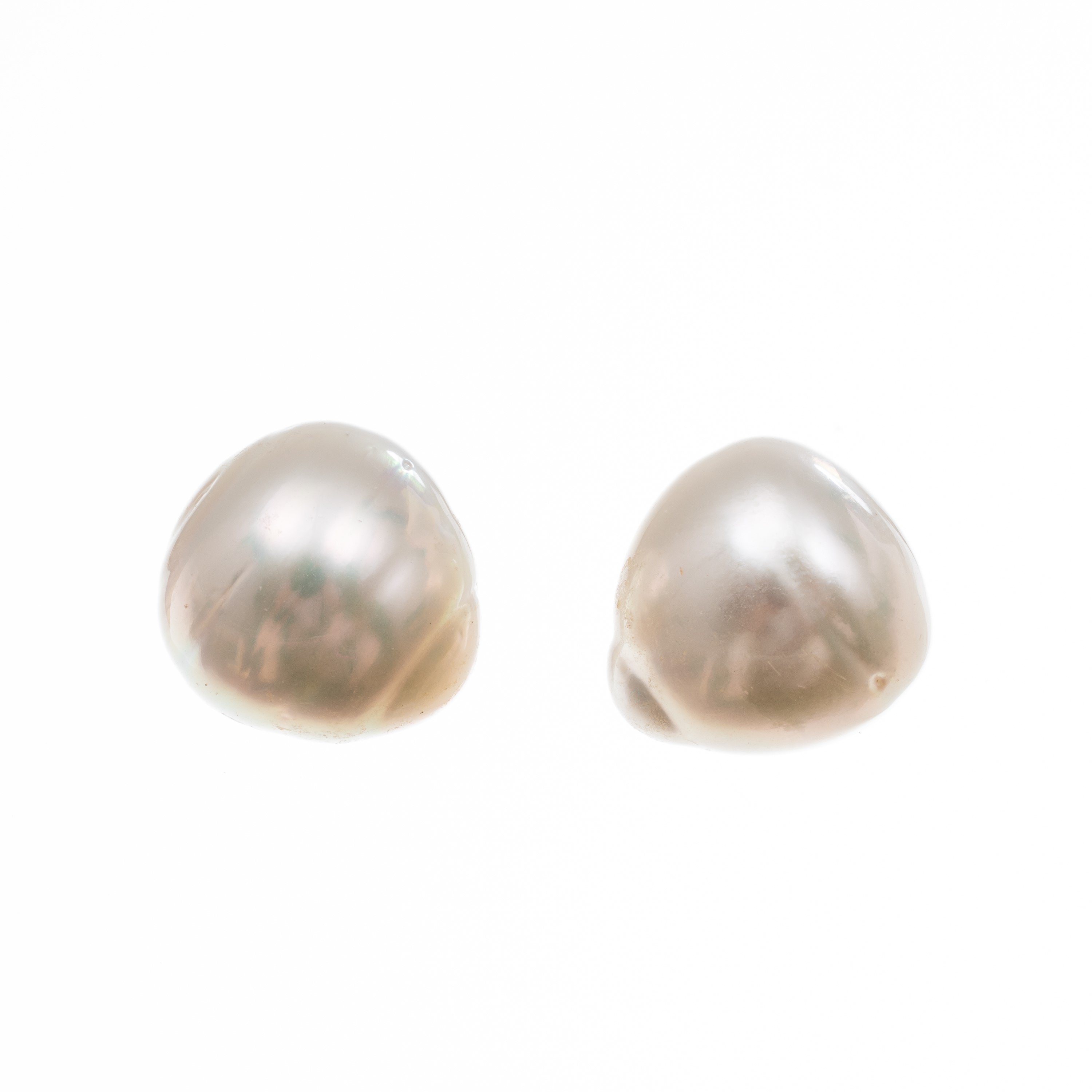 COPPIA DI PERLE AUSTRALIANE NON FORATE