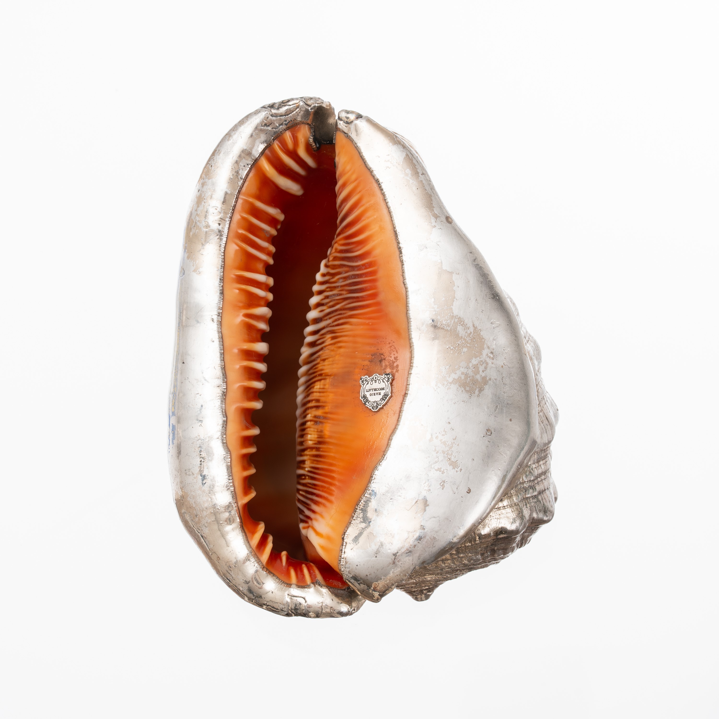 M. BUCCELLATI - TRE CONCHIGLIE RIVESTITE IN ARGENTO