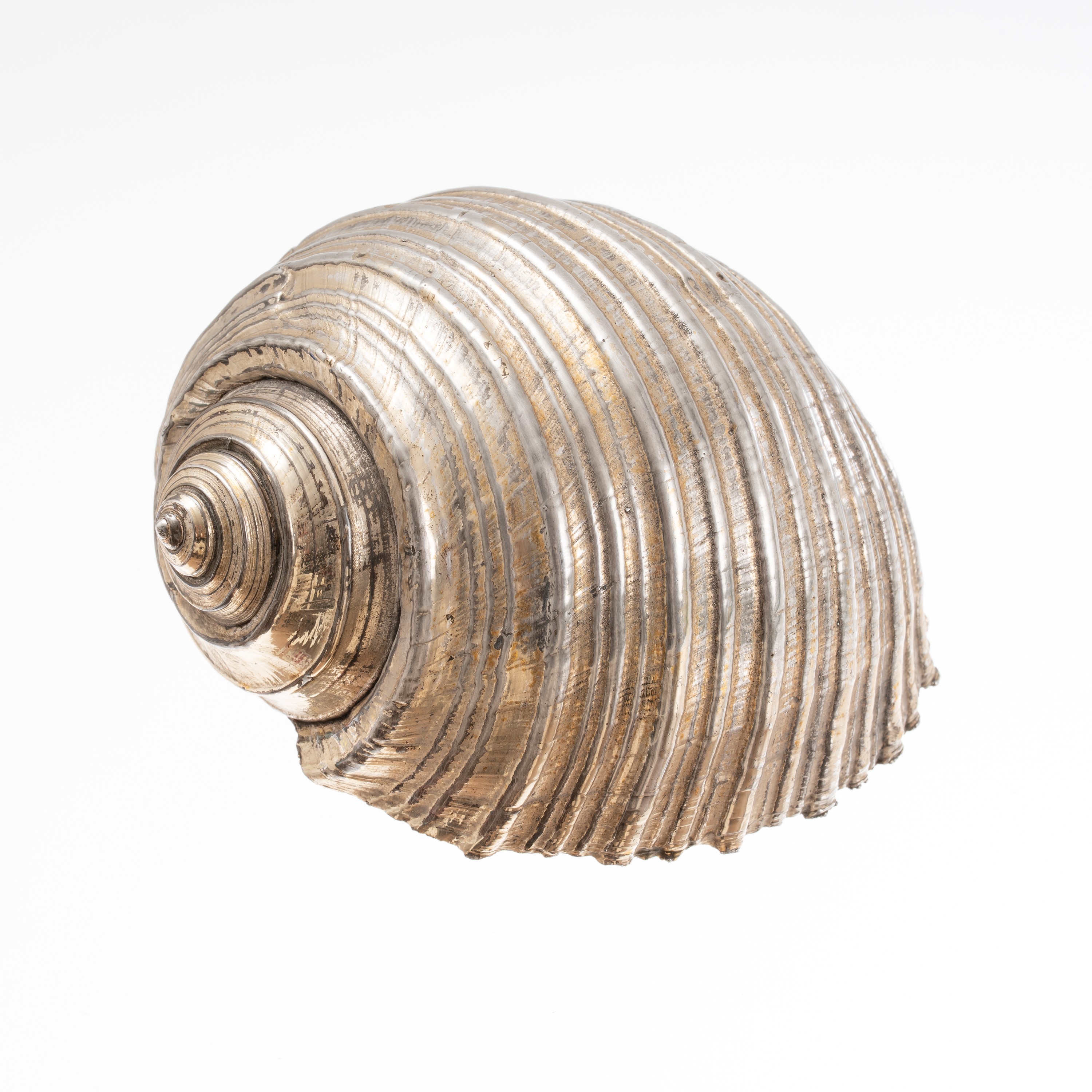 M. BUCCELLATI - TRE CONCHIGLIE RIVESTITE IN ARGENTO