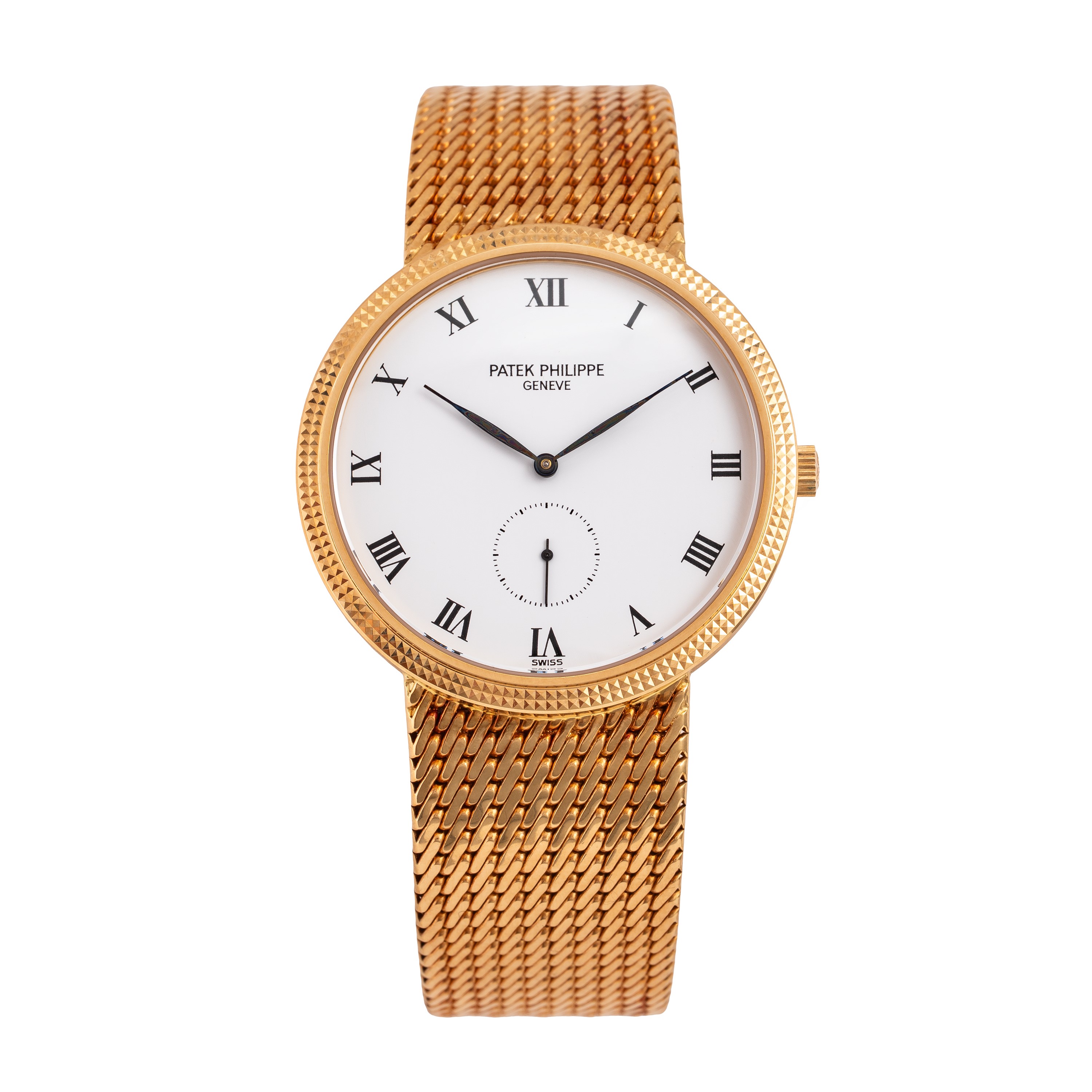 PATEK PHILIPPE - CALATRAVA OROLOGIO SOLO TEMPO A CARICA MANUALE IN ORO GIALLO 18KT CON BRACCIALE ...
