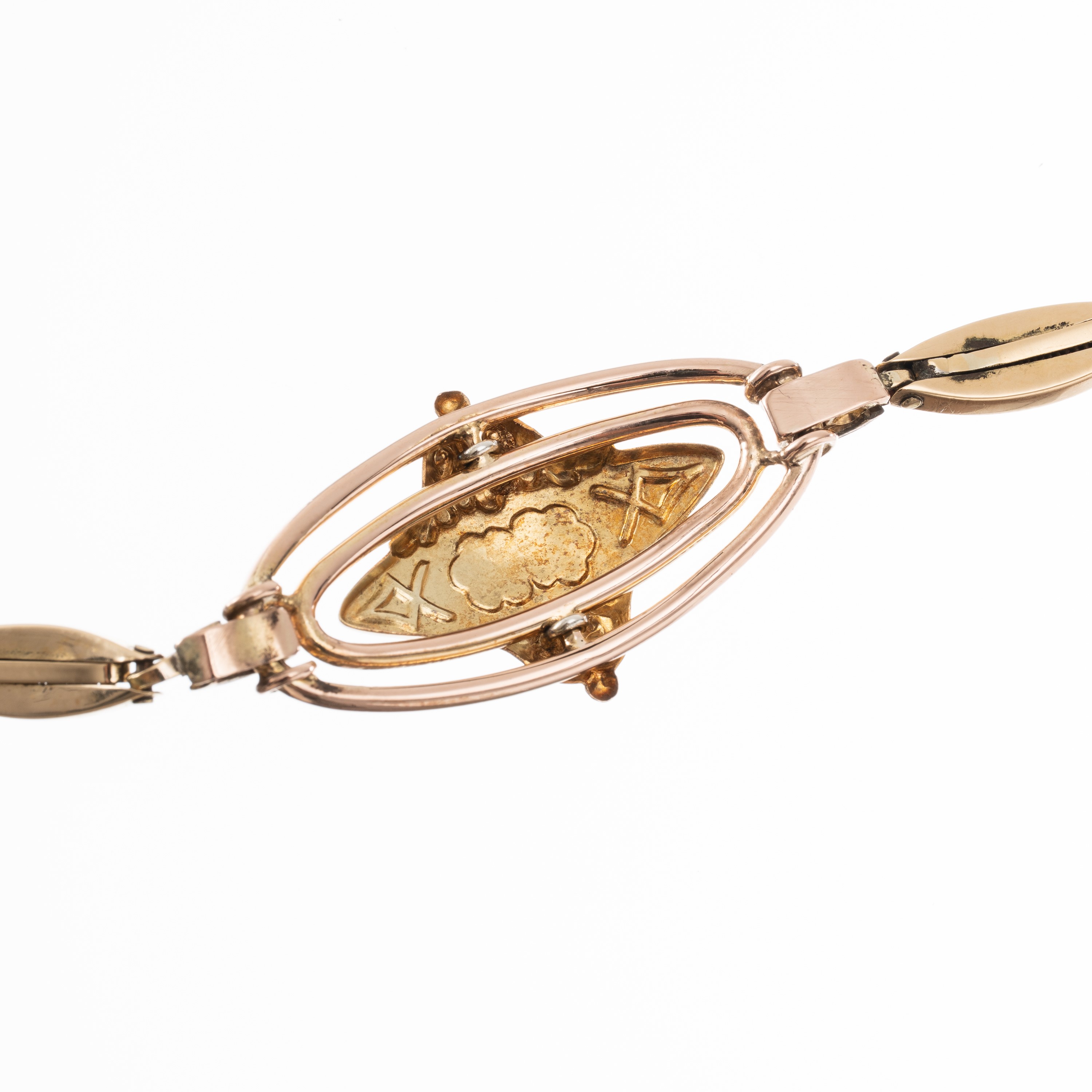 BRACCIALE IN ORO ROSA 18 KT CON SMALTI