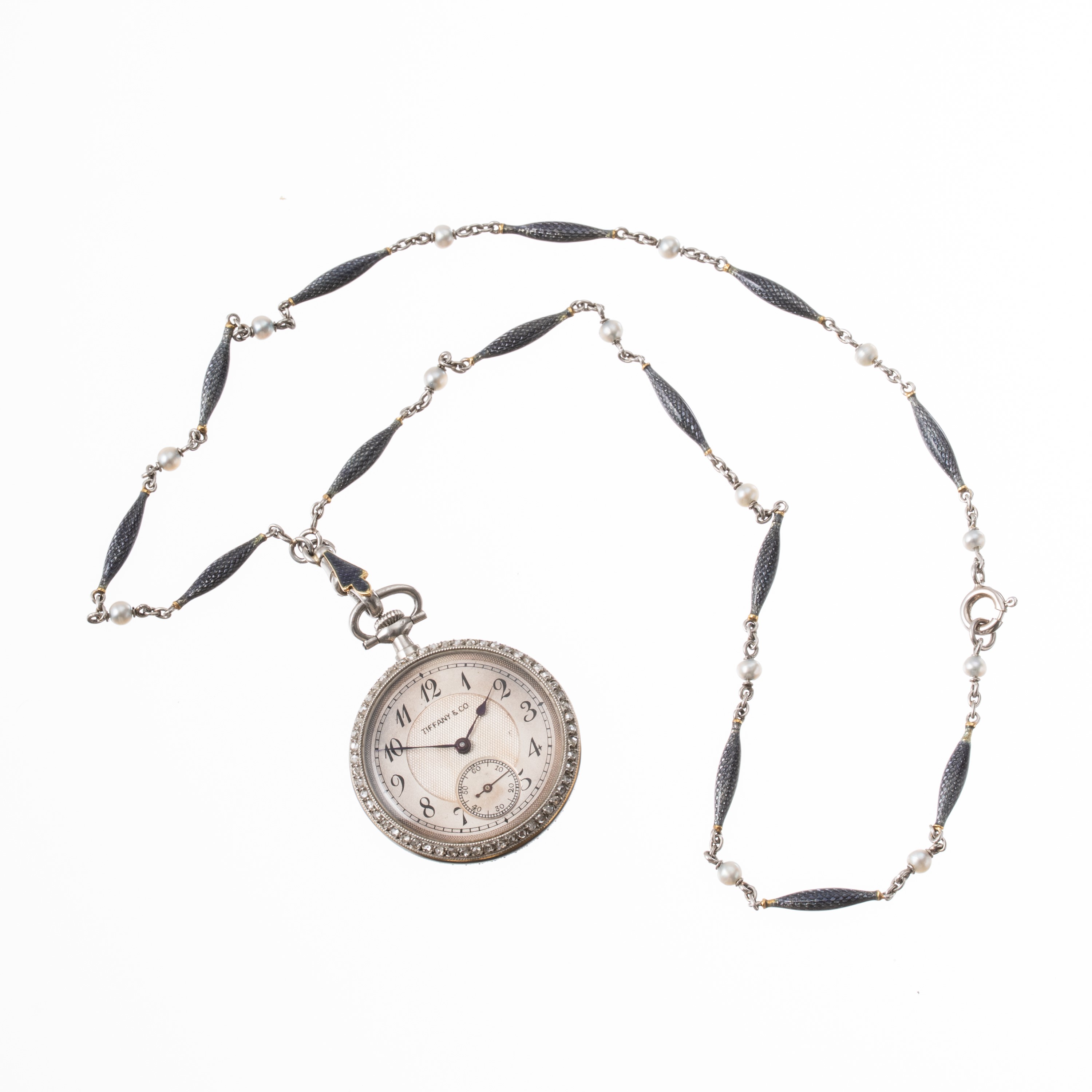 GOLAY FILS & STAHL RETAILED BY TIFFANY & CO - OROLOGIO- GIOGIELLO PENDENTIF SOLO TEMPO CON PICCOL...