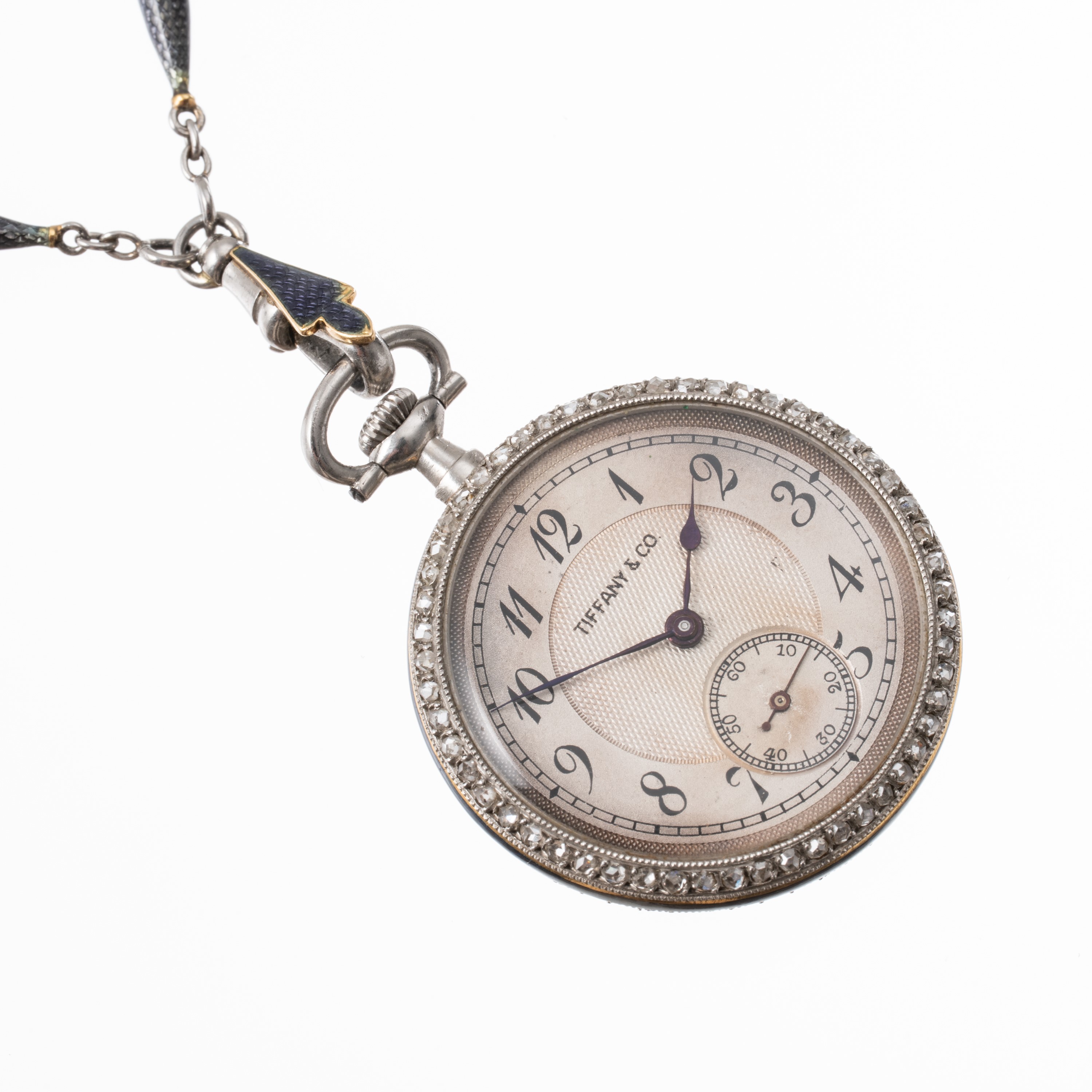 GOLAY FILS & STAHL RETAILED BY TIFFANY & CO - OROLOGIO- GIOGIELLO PENDENTIF SOLO TEMPO CON PICCOL...
