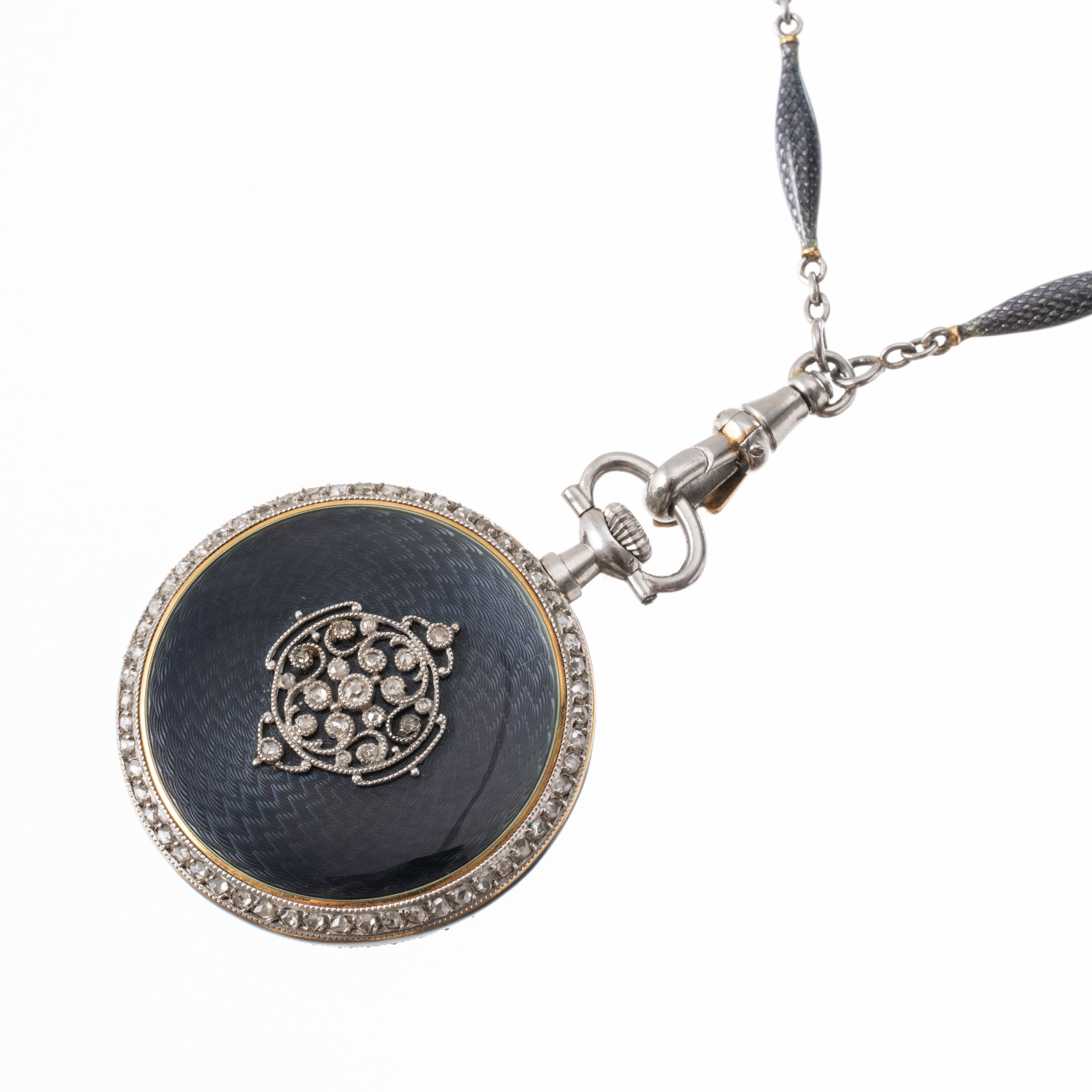 GOLAY FILS & STAHL RETAILED BY TIFFANY & CO - OROLOGIO- GIOGIELLO PENDENTIF SOLO TEMPO CON PICCOL...