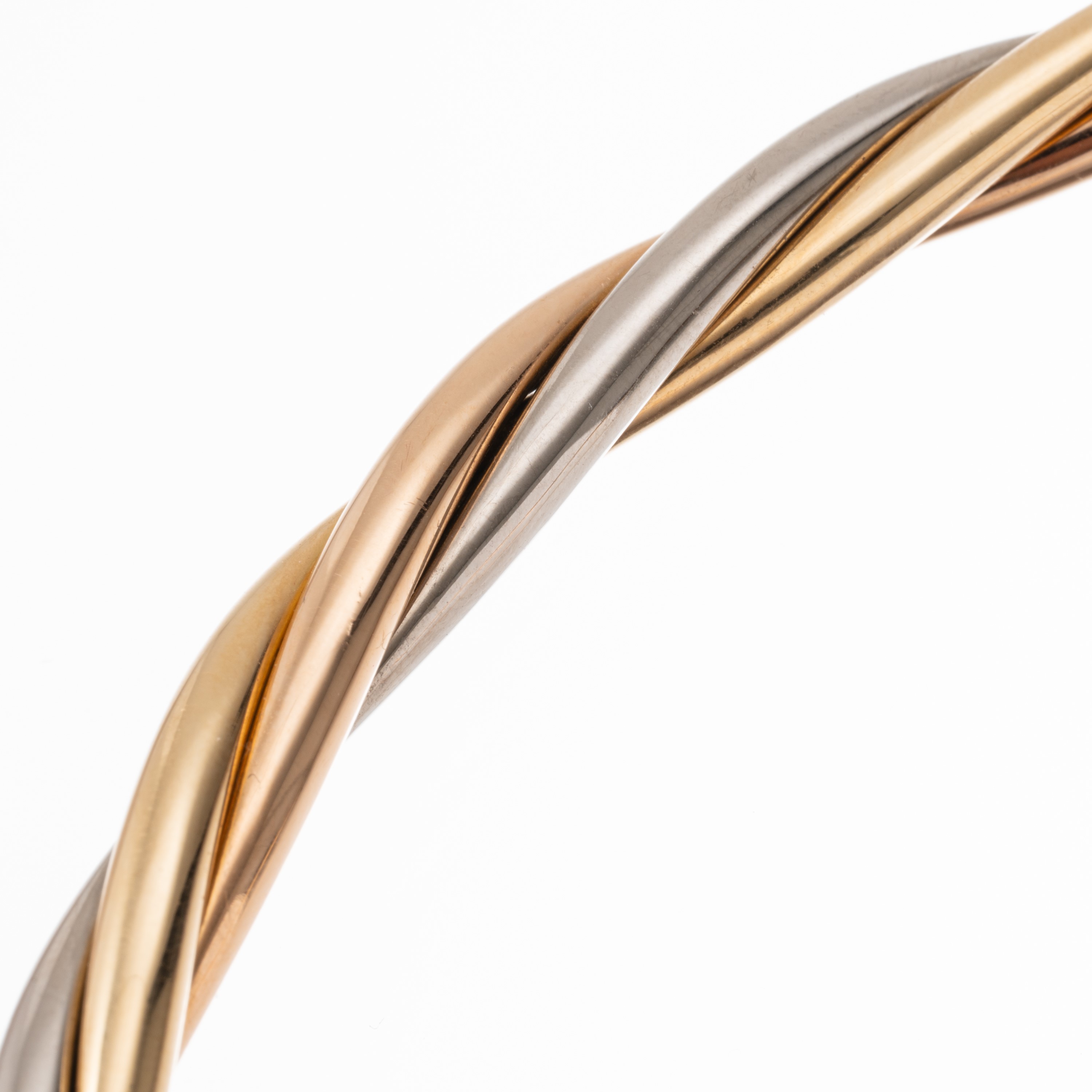 CARTIER - GIROCOLLO IN TRE ORI 18 KT E DUE CORALLI CABOCHON