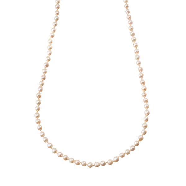 COLLANA DI PERLE BAROCCHE E DIAMANTI TAGLIO BRILLANTE