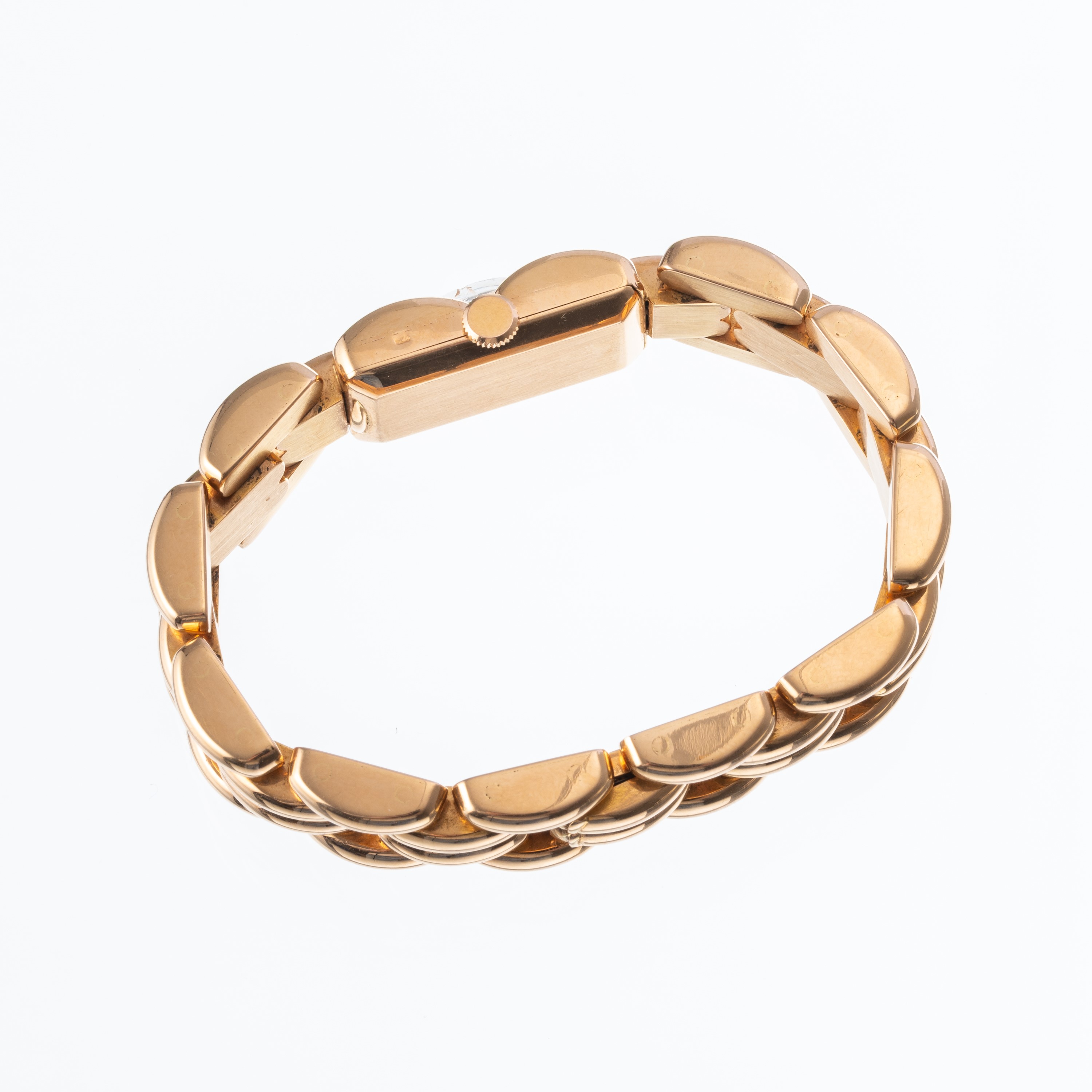 PATEK PHILIPPE - OROLOGIO IN ORO ROSA 18KT A CARICA MANUALE CON BRACCIALE INTEGRATO