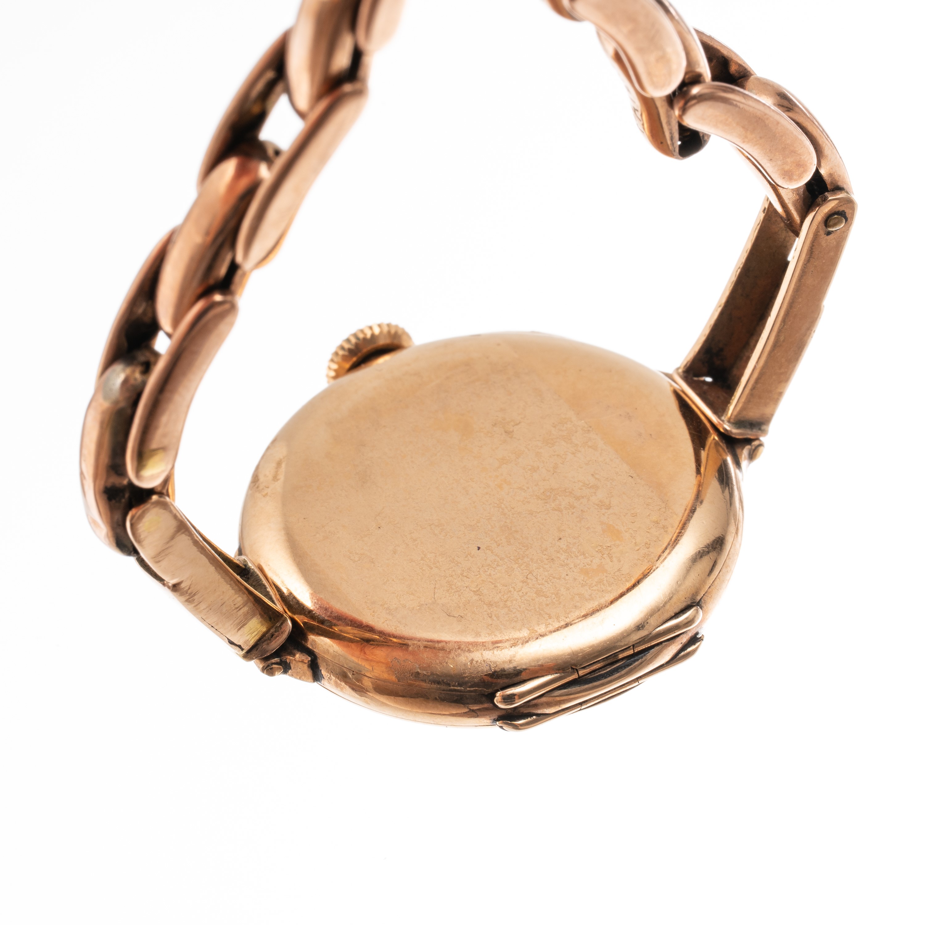 ROLEXOROLOGIO SOLO TEMPO IN ORO ROSA 9KT CON BRACCIALE ELASTICO IN ORO ROSA 9CT