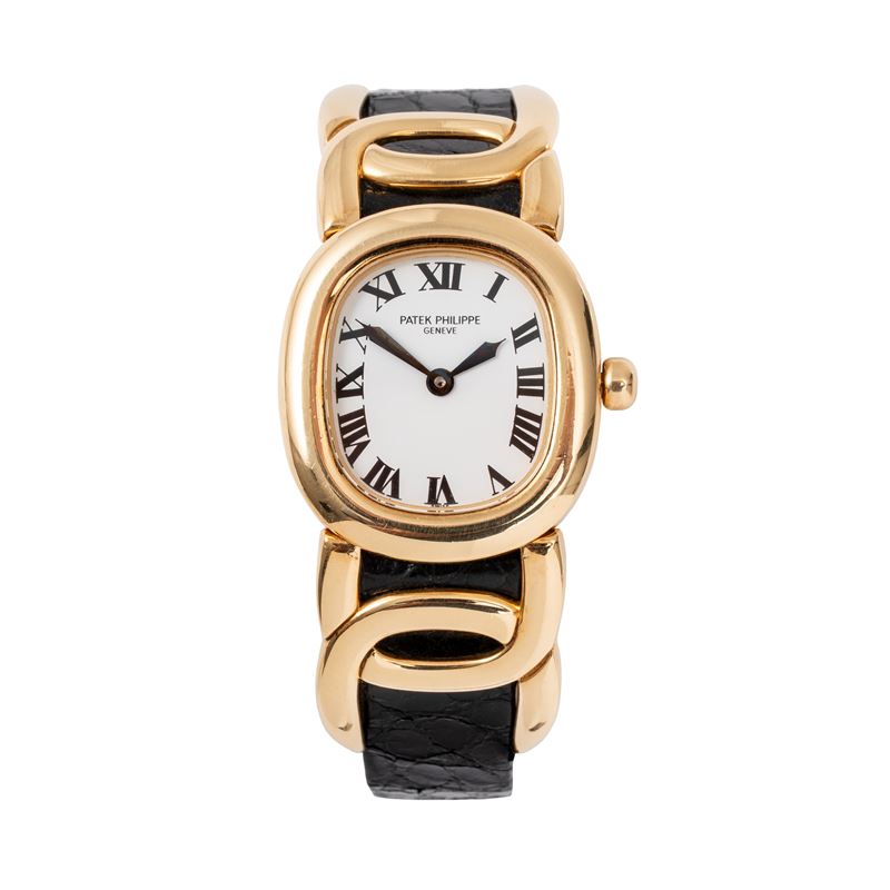 PATEK PHILIPPE - ELLIPSE OROLOGIO SOLO TEMPO AL QUARZO IN ORO GIALLO