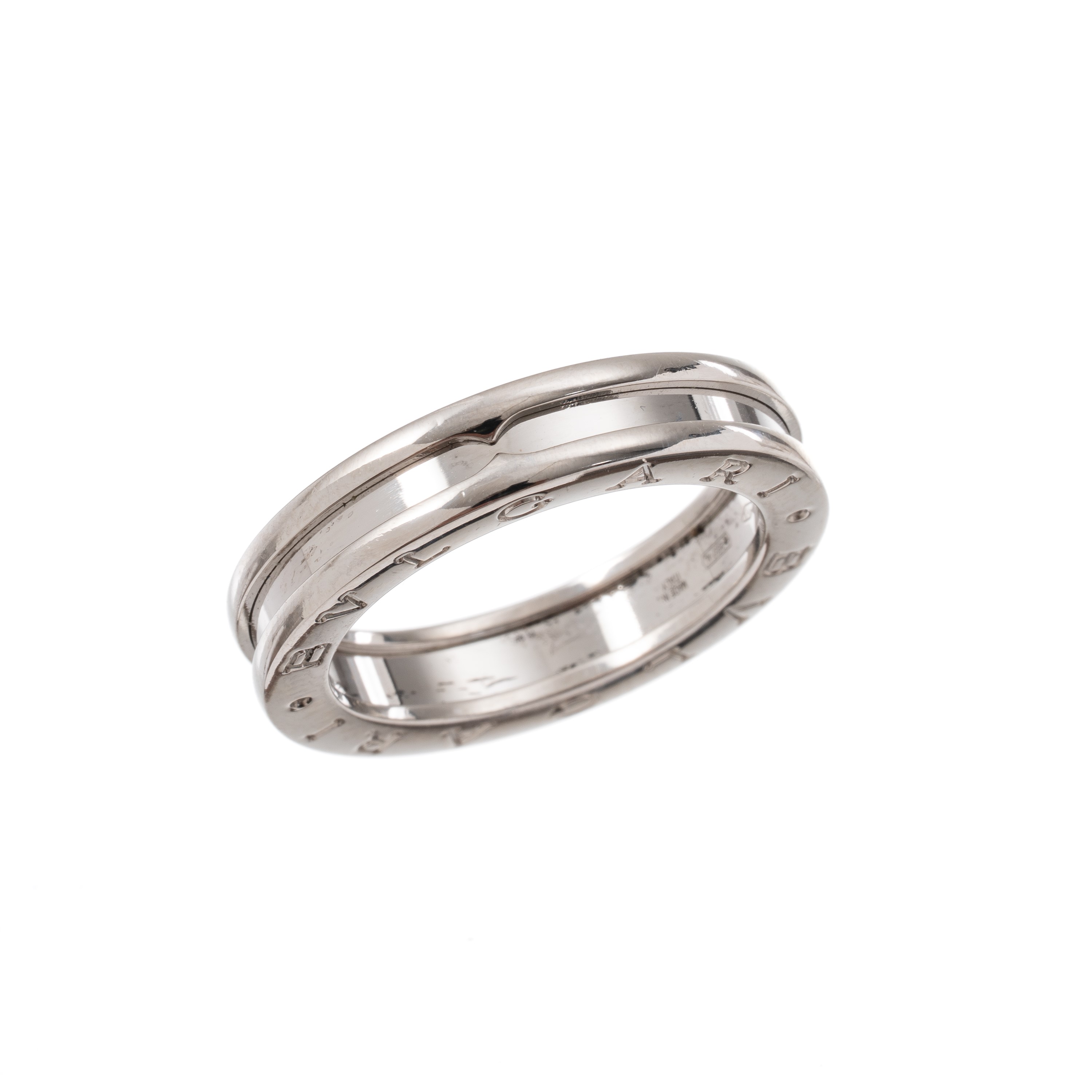 BULGARI - ANELLO B 0 IN ORO BIANCO 18 KT