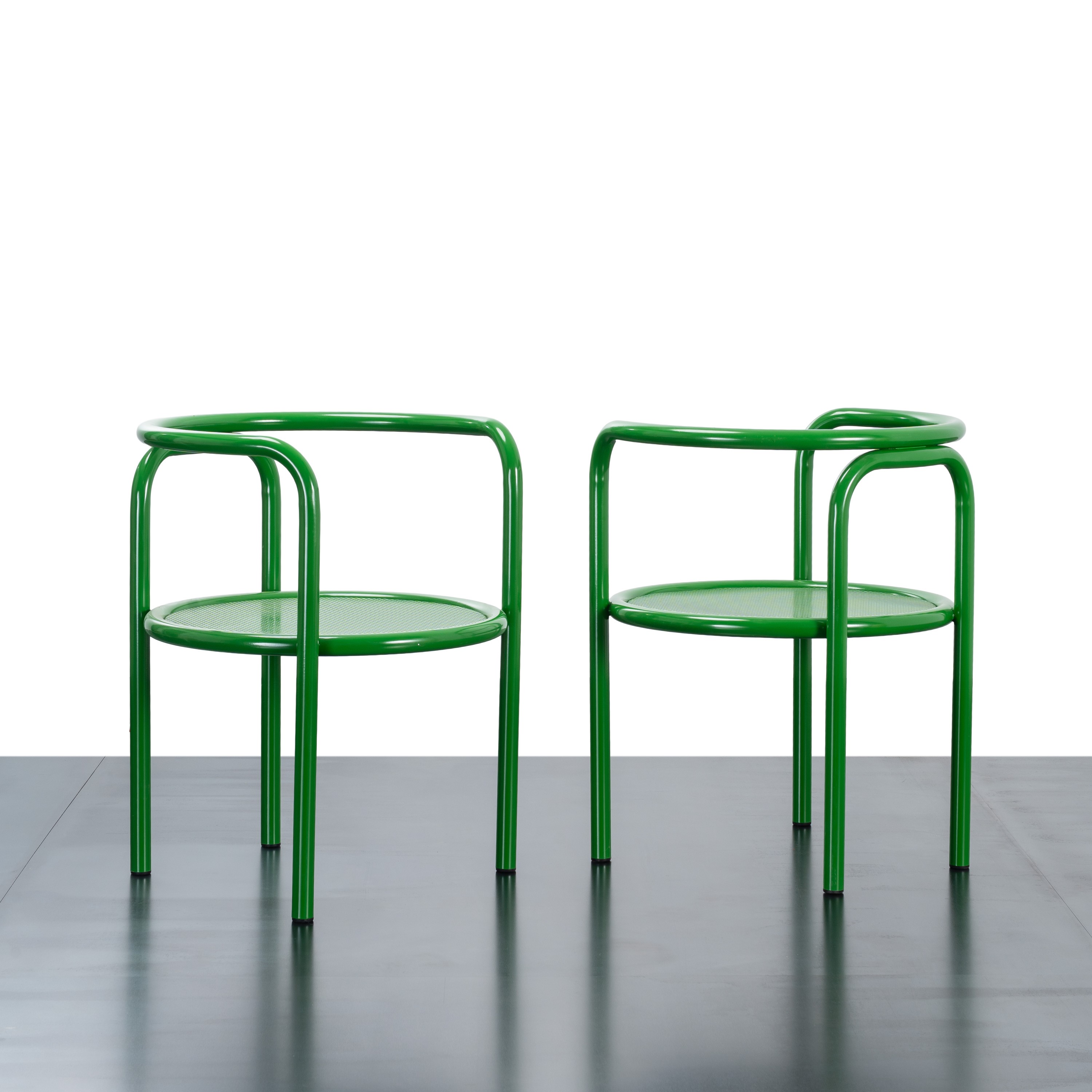 GAE AULENTI, SET DI CINQUE SEDIE 'LOCUS SOLUS'