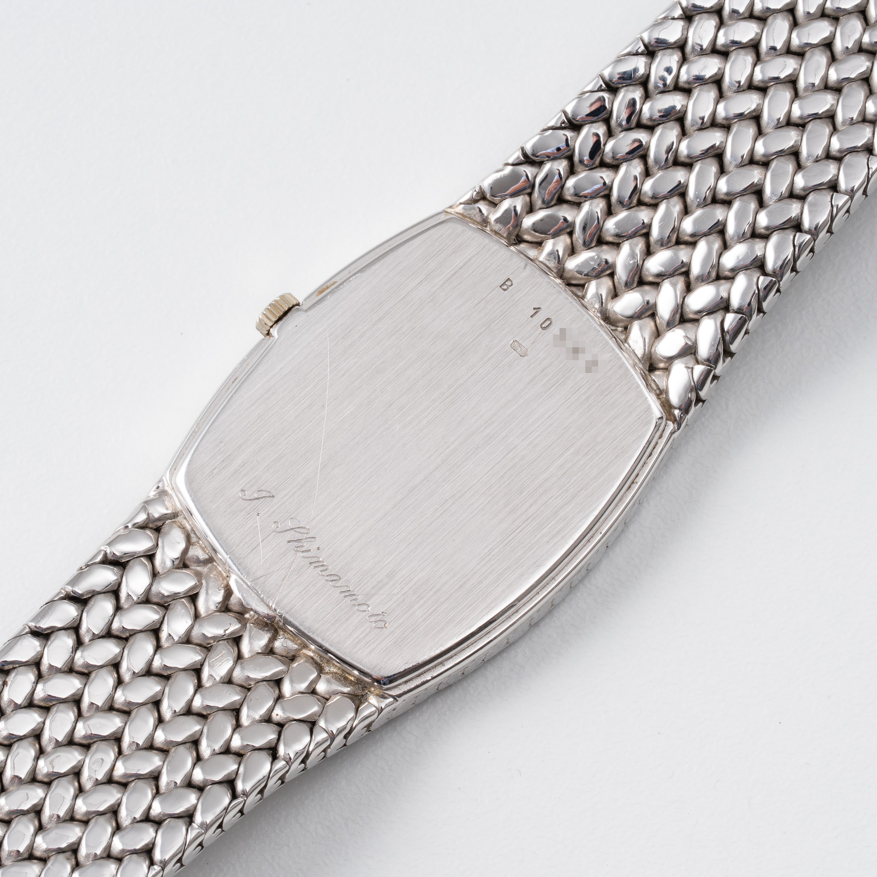 AUDEMARS PIGUET - COBRA OROLOGIO SOLO TEMPO IN ORO BIANCO 18KT CON BRACCIALE INTEGRATO IN ORO BIA...