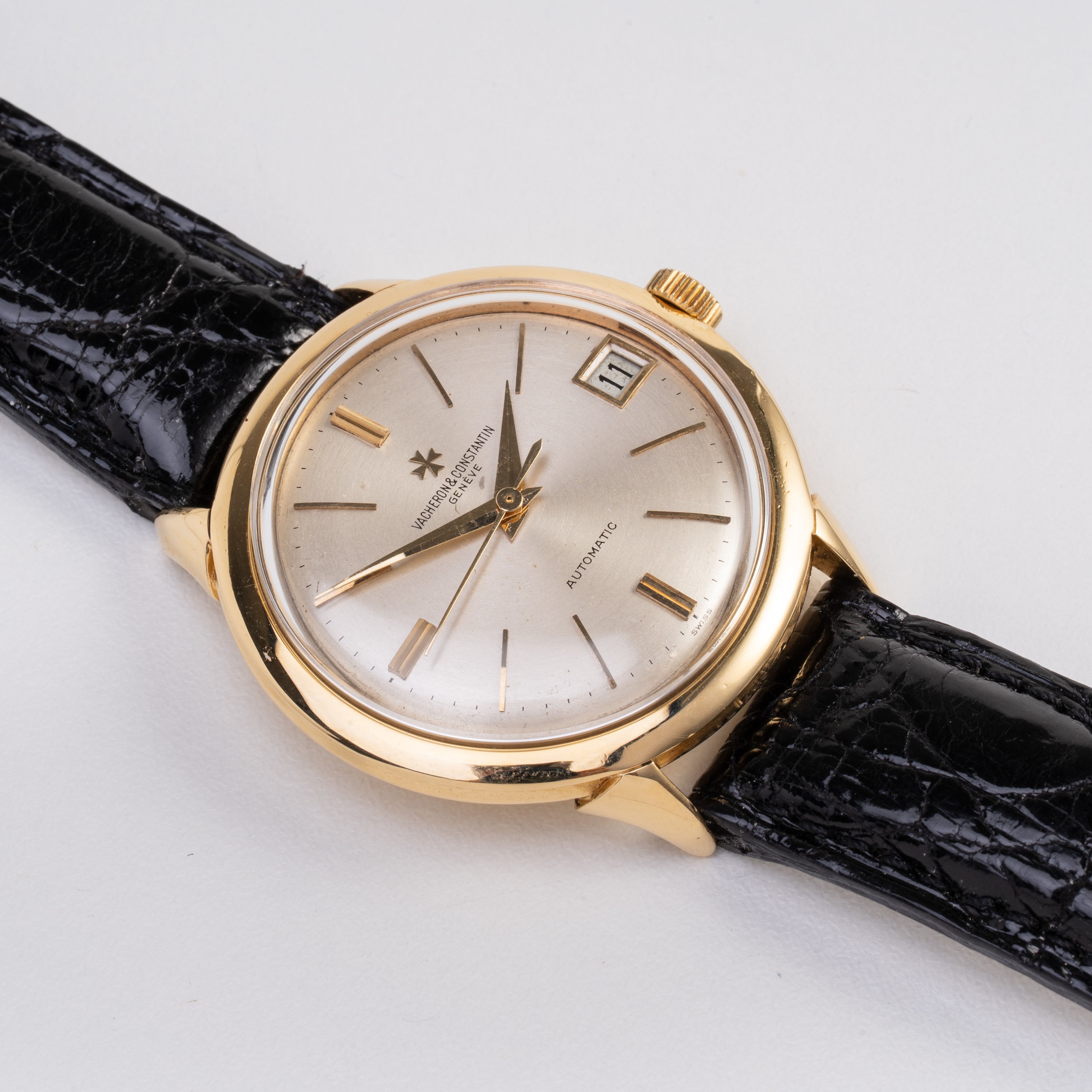 VACHERON CONSTANTIN OROLOGIO SOLO TEMPO A CARICA AUTOMATICA IN ORO GIALLO 18KT, QUADRANTE ARGENTE...