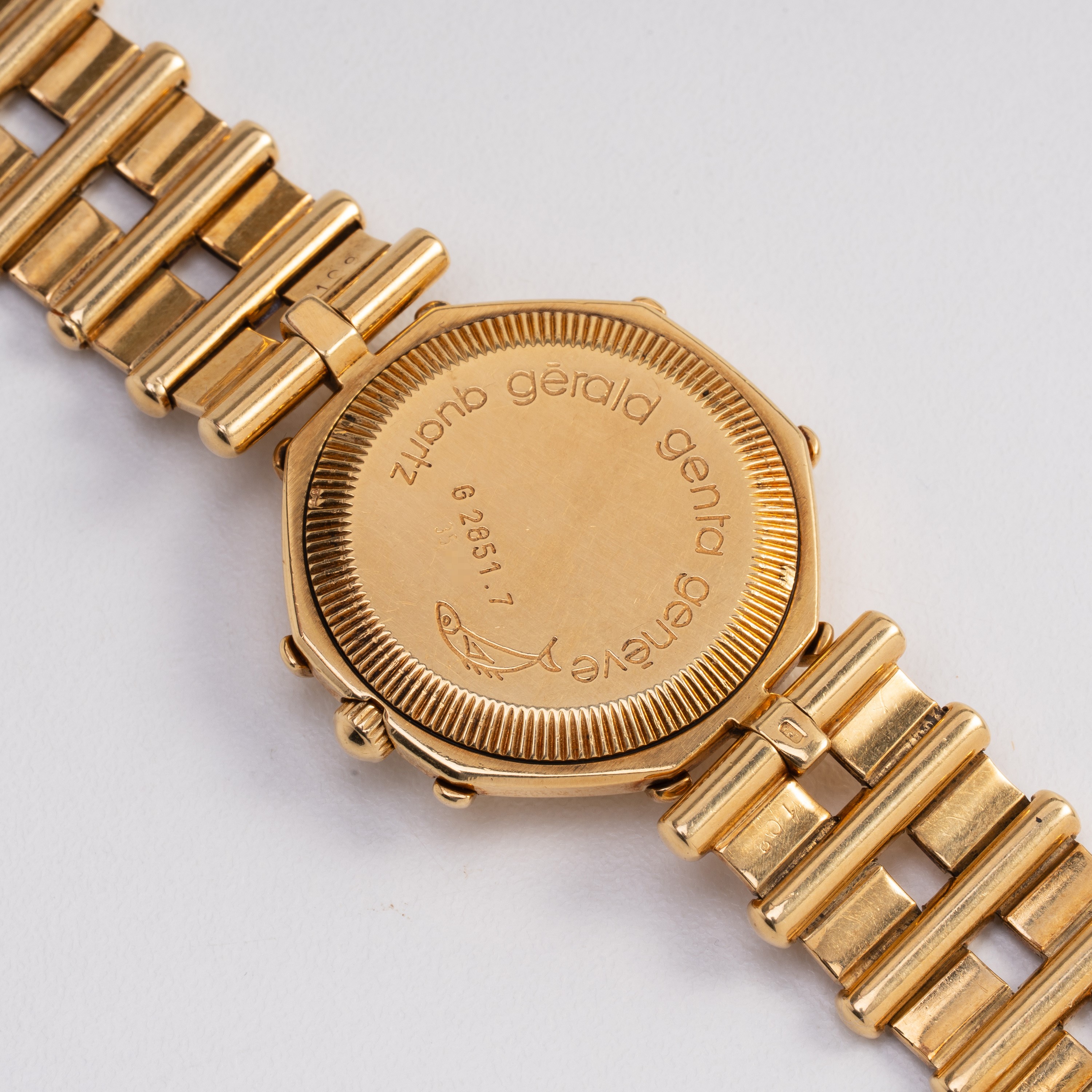 GERALD GENTA - LADY SUCCESS OROLOGIO SOLO TEMPO AL QUARZO IN ORO GIALLO 18KT CON BRACCIALE IN ORO...