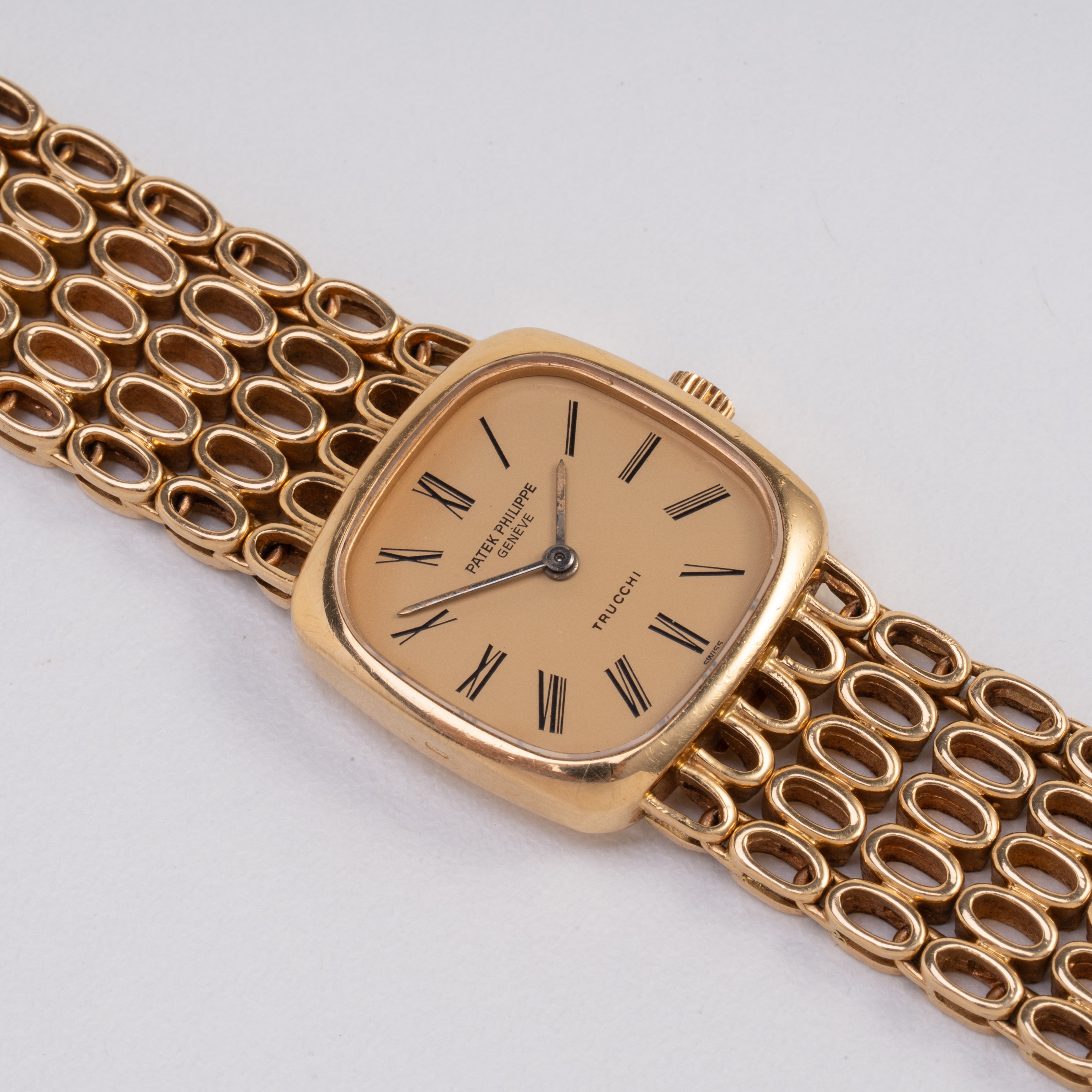 PATEK PHILIPPE - ELLIPSE OROLOGIO SOLO TEMPO A CARICA MANUALE IN ORO GIALLO 18KT CON BRACCIALE IN...