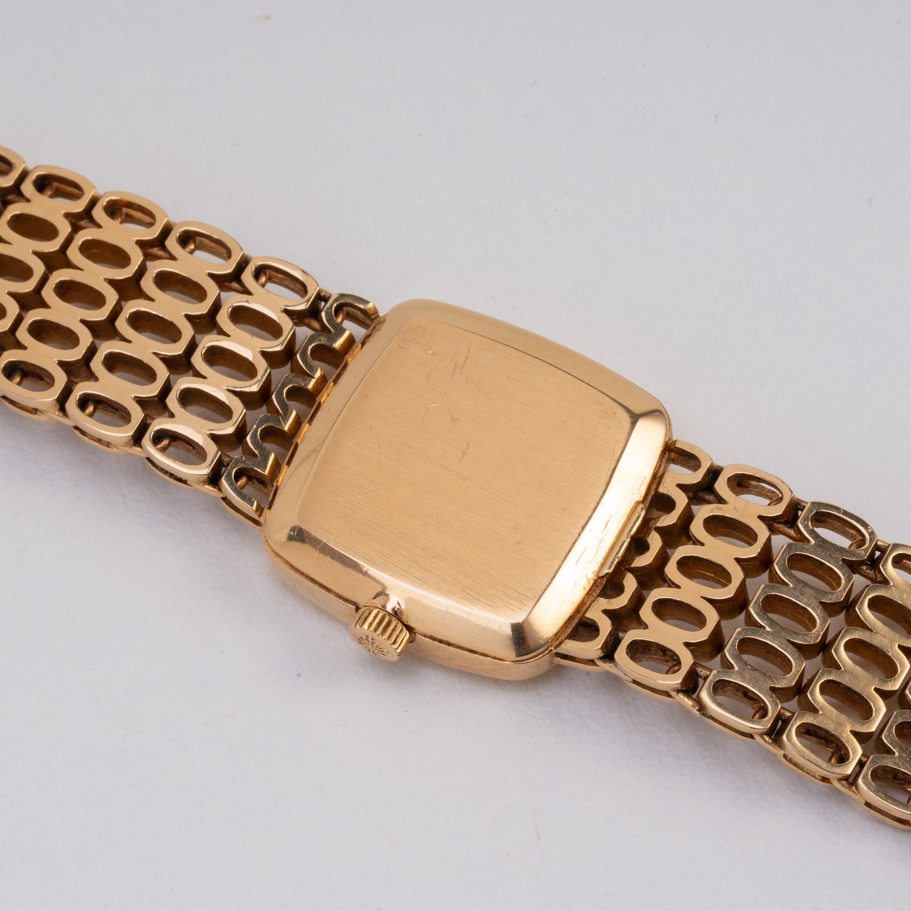 PATEK PHILIPPE - ELLIPSE OROLOGIO SOLO TEMPO A CARICA MANUALE IN ORO GIALLO 18KT CON BRACCIALE IN...