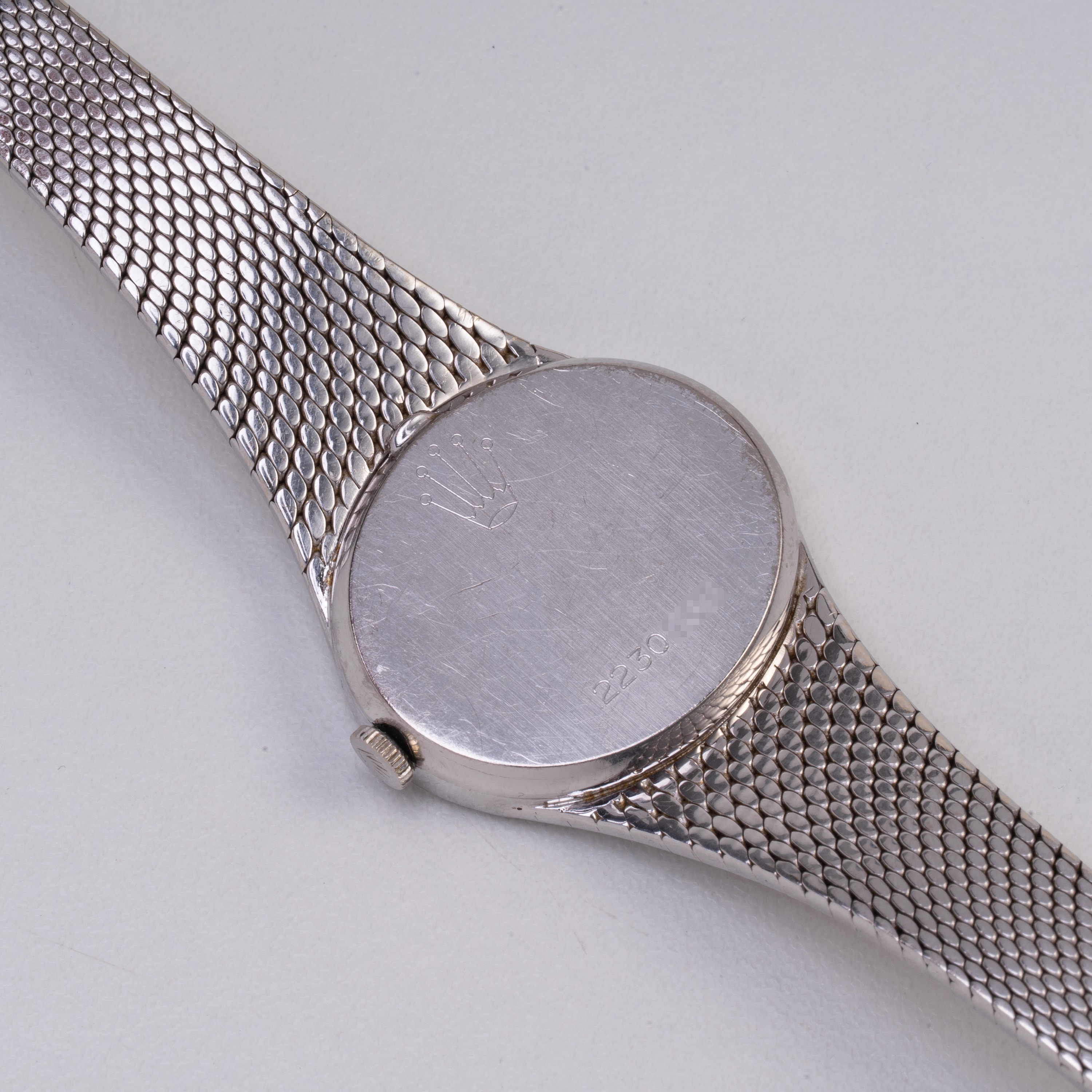 ROLEX - CELLINI OROLOGIO SOLO TEMPO A CARICA MANUALE CON BRACCIALE INTEGRATO IN ORO BIANCO 18KT E...