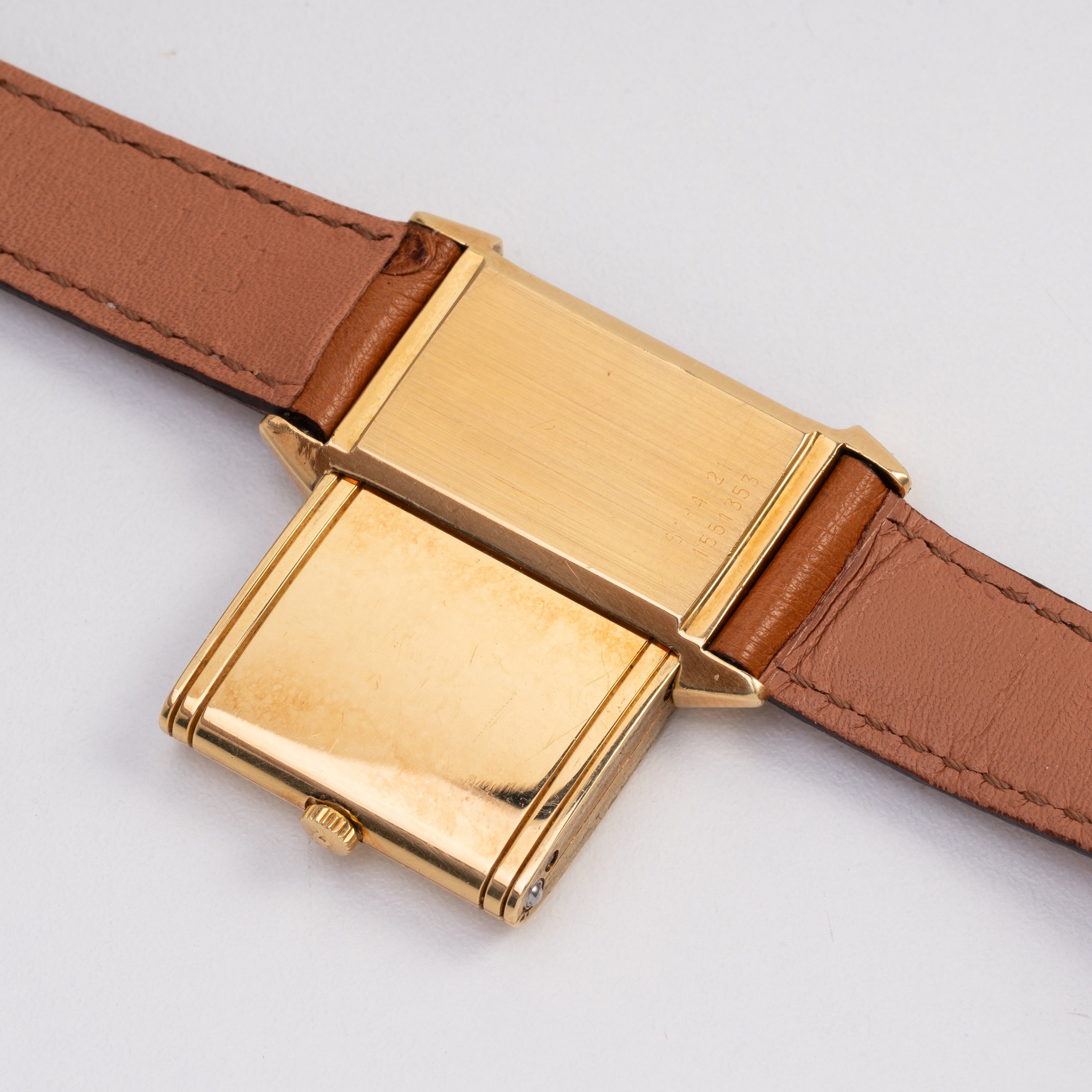 JAEGER LE COULTRE - REVERSO OROLOGIO SOLO TEMPO A CARICA MANUALE IN ORO GIALLO 18KT CON QUADRANTE...