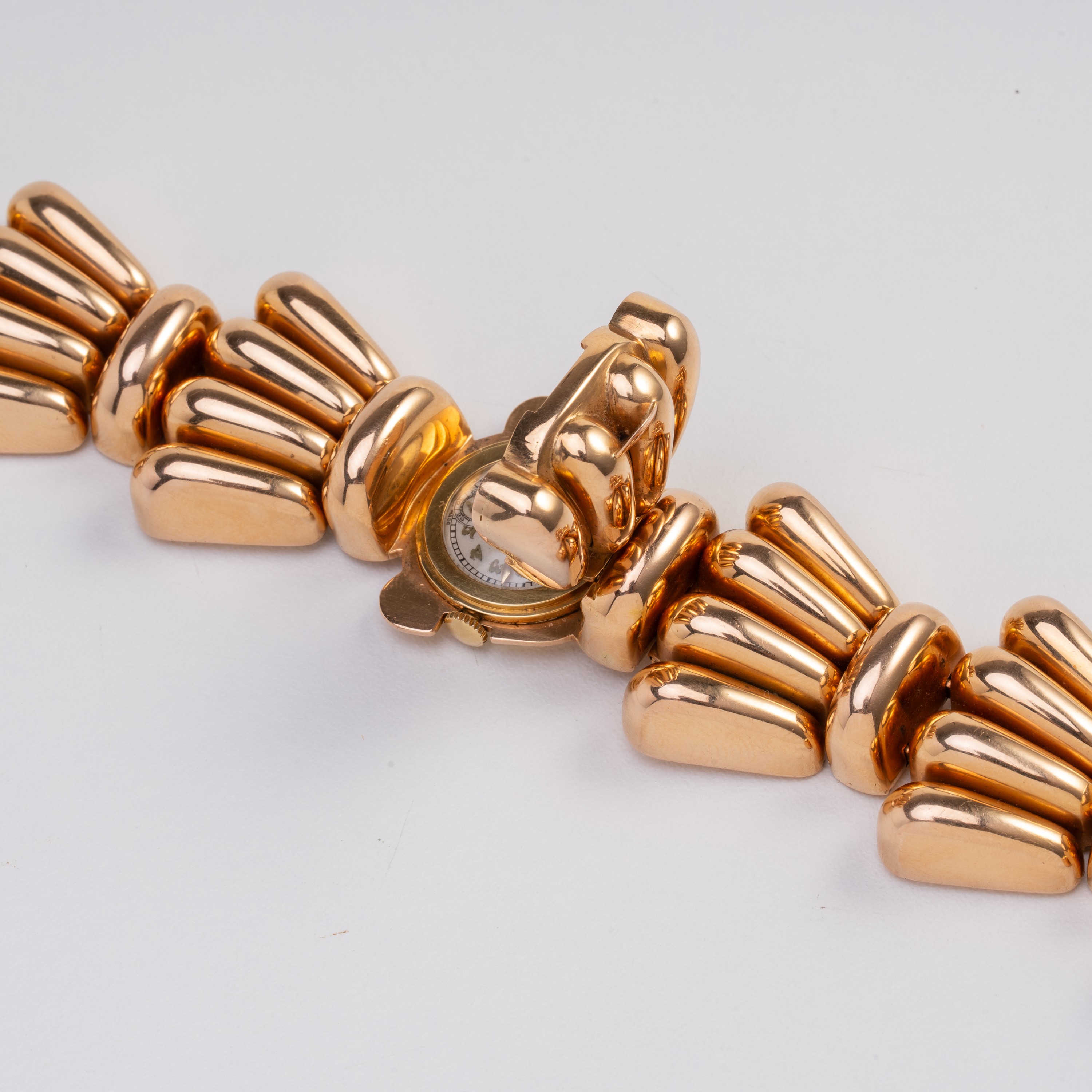 MOVADO OROLOGIO SOLO TEMPO A CARICA MANUALE IN ORO GIALLO 18KT CON BRACCIALE IN ORO ROSA 18KT E I...