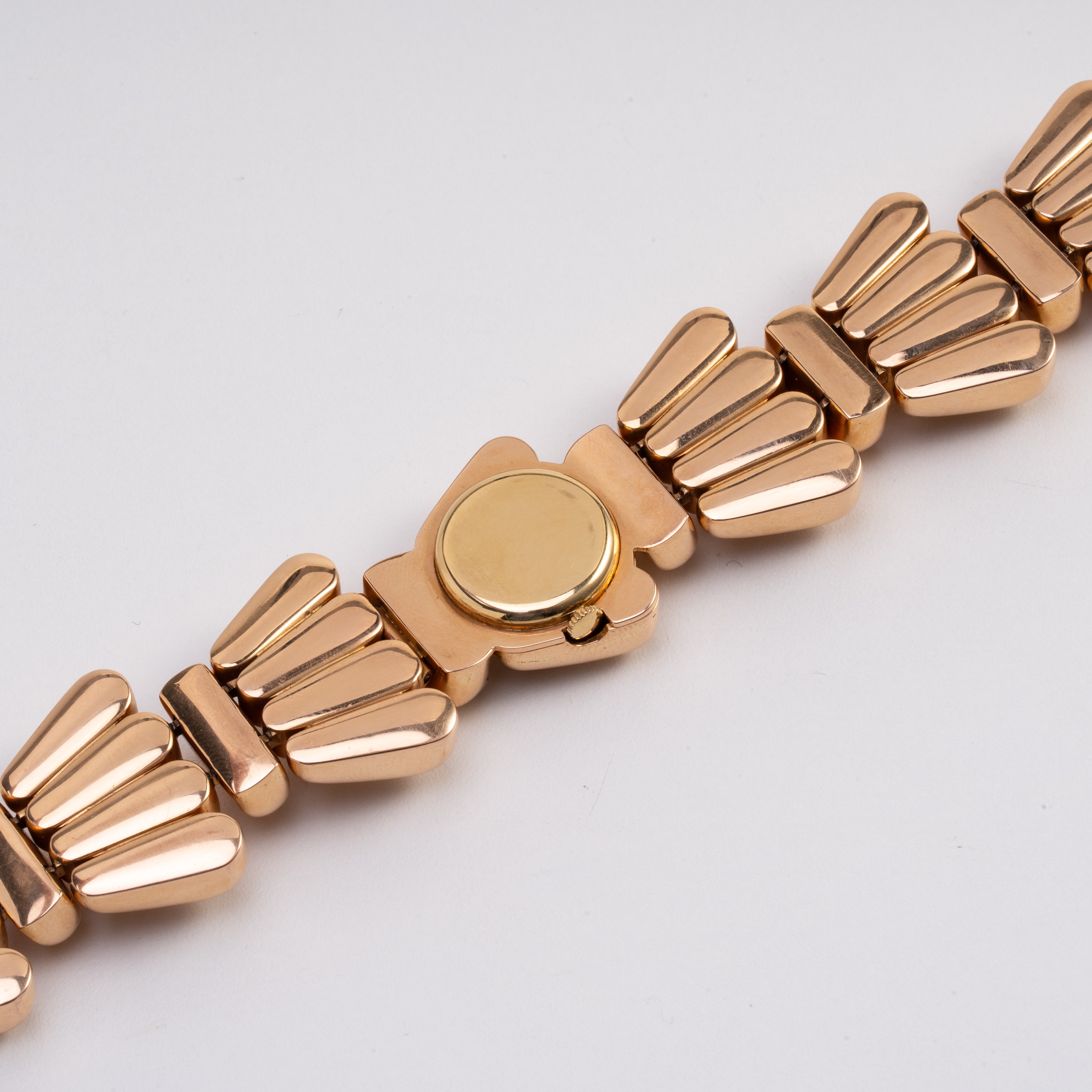 MOVADO OROLOGIO SOLO TEMPO A CARICA MANUALE IN ORO GIALLO 18KT CON BRACCIALE IN ORO ROSA 18KT E I...