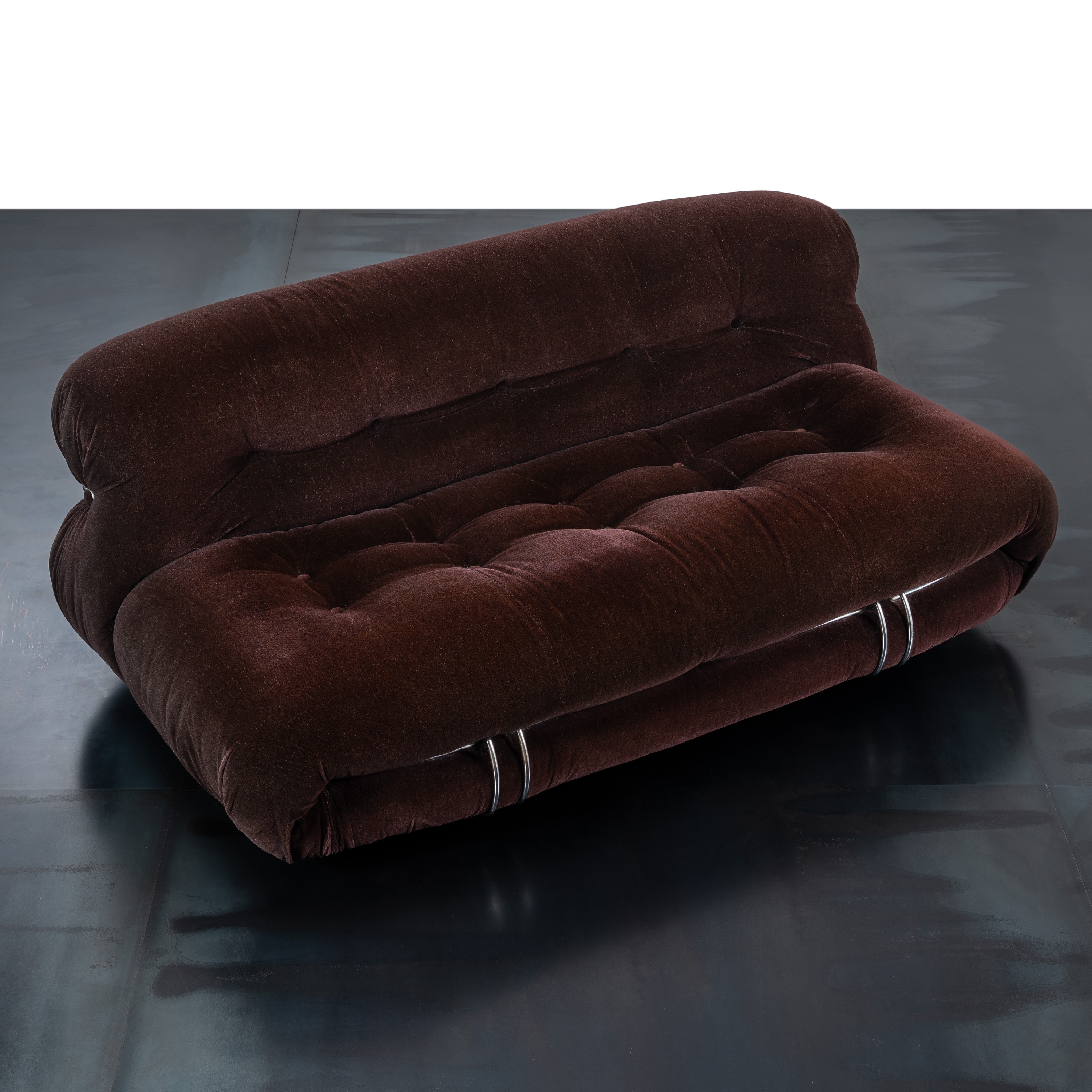 AFRA & TOBIA SCARPA, DIVANO A DUE POSTI 'SORIANA'